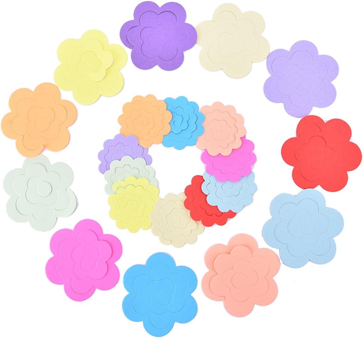 ODETOJOY Quilling Paper Strip Set for Scrapbooking and Flower Making Multicolor Crepe Paper