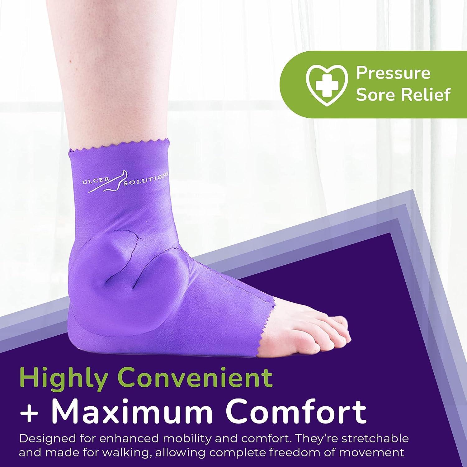 Ulcer Solutions Ankle Keeper Ankle Protector for Pressure Sores Lightweight  Stretchable Ankle Pillow Enhanced Ankle Pads for Better Comfort and  Mobility Medium 7.5 to 9.5 inches Medium: 7.5-9.0 (19.0-23cm)