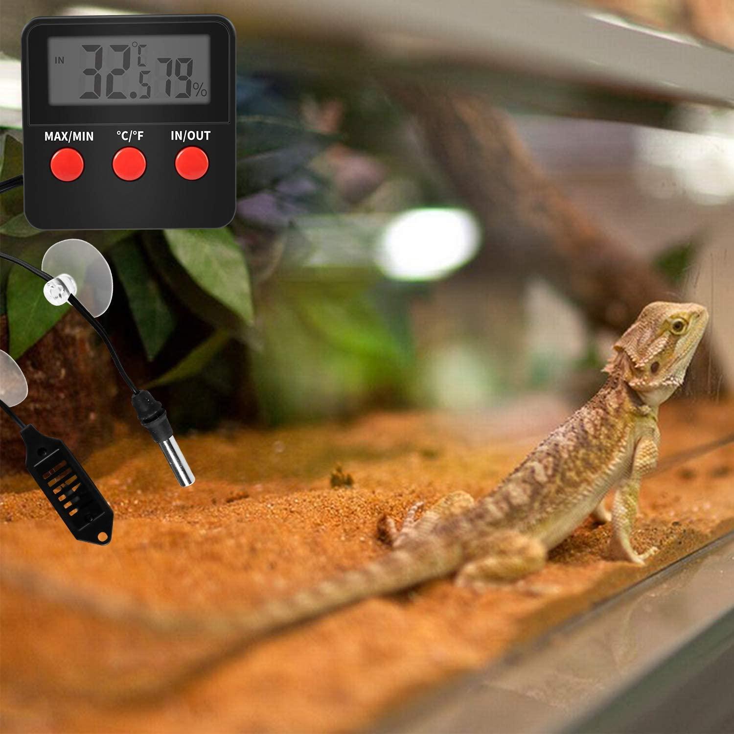 Simple Deluxe Digital Thermometer and Humidity Gauge with Remote Probes