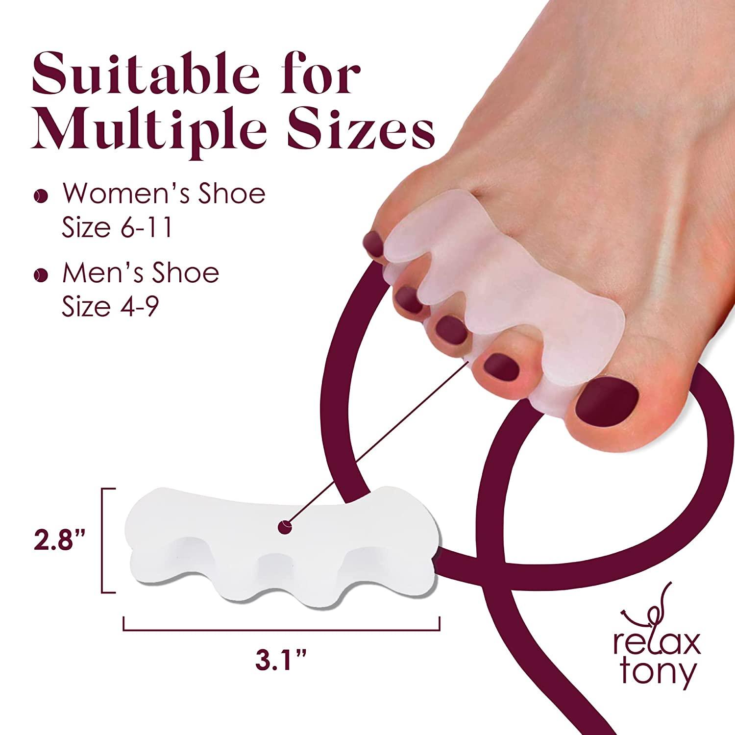 Gel Toe Separators, Spreaders & Straighteners Hammer Toe Separator to