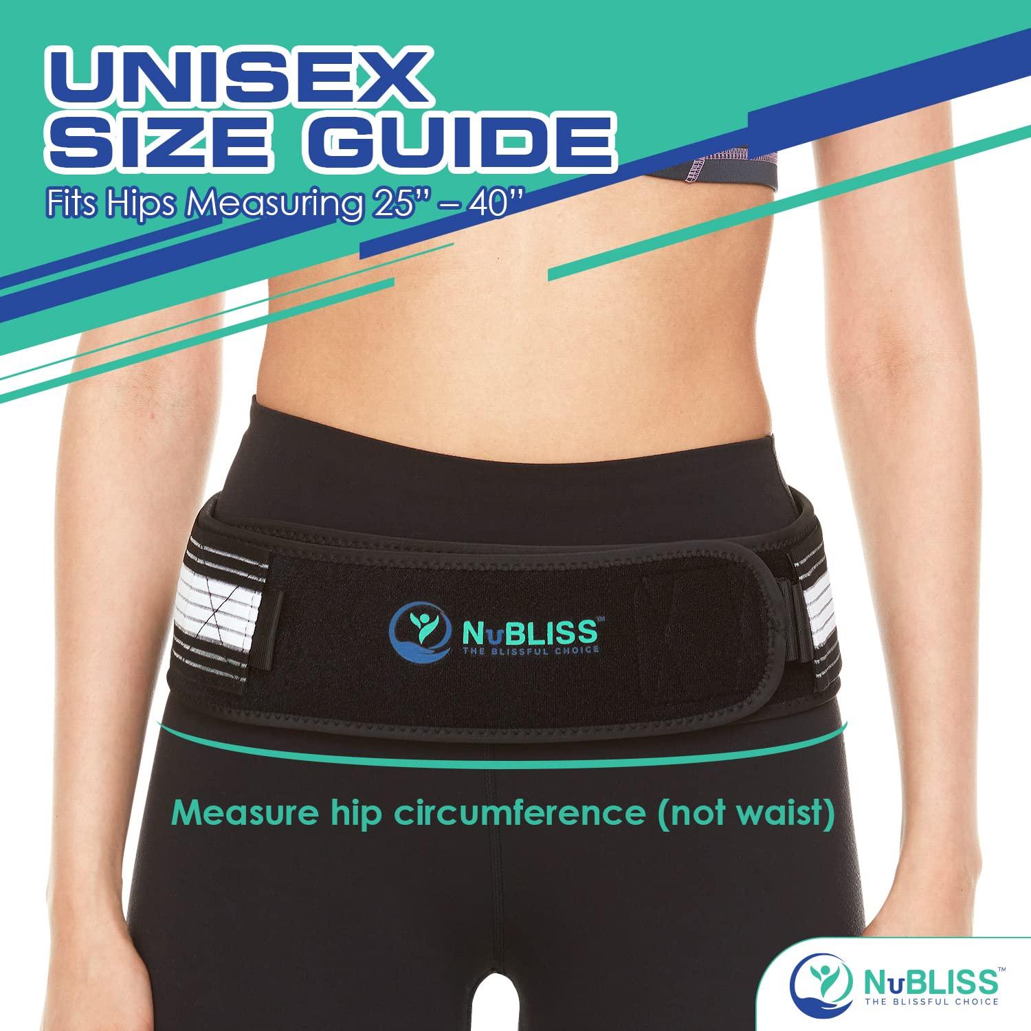Sacroiliac SI Joint Hip Belt For Men Women Non Slip