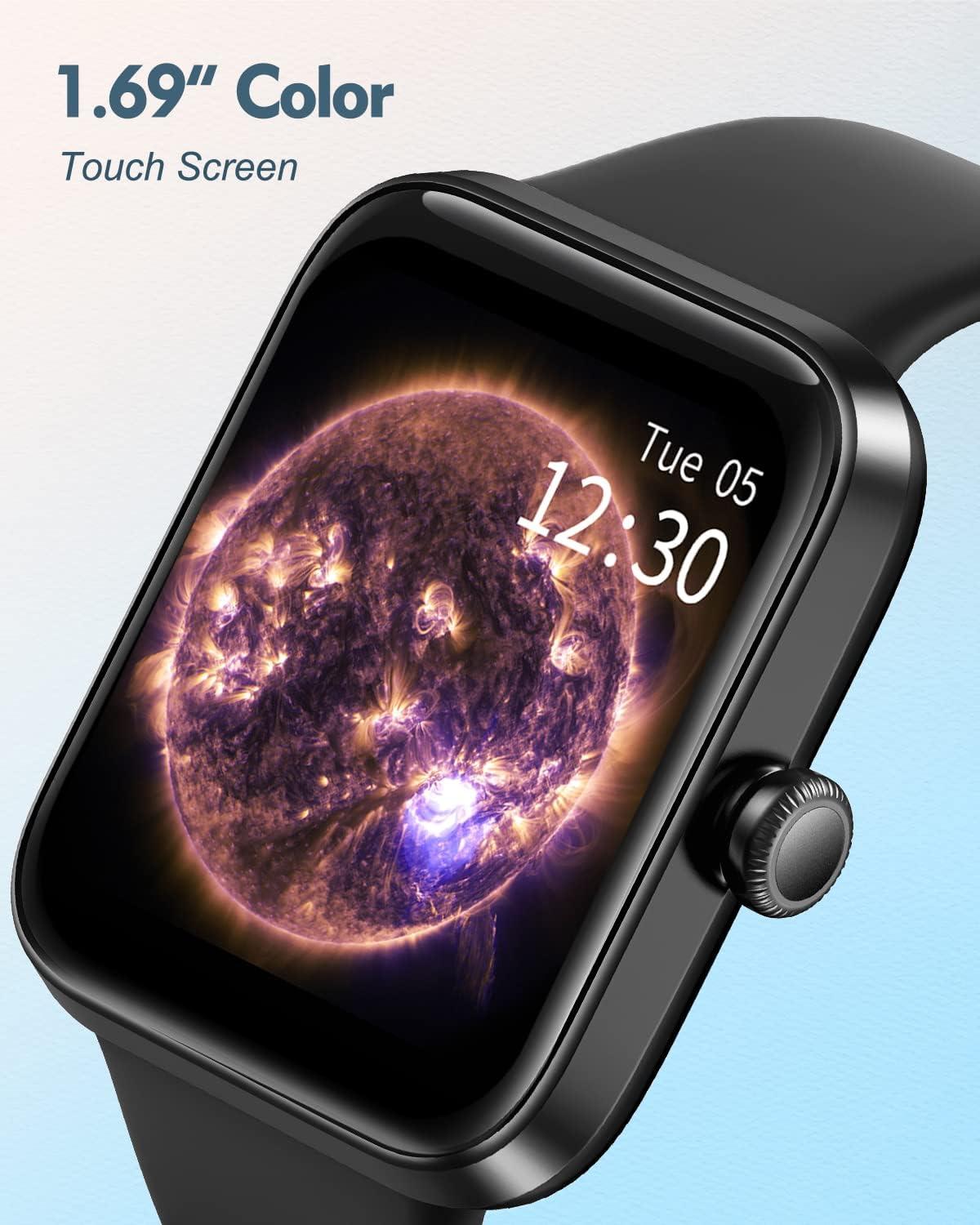 24/7 Heart Rate Blood Oxygen Sleep Tracker Smart Watch Fitness