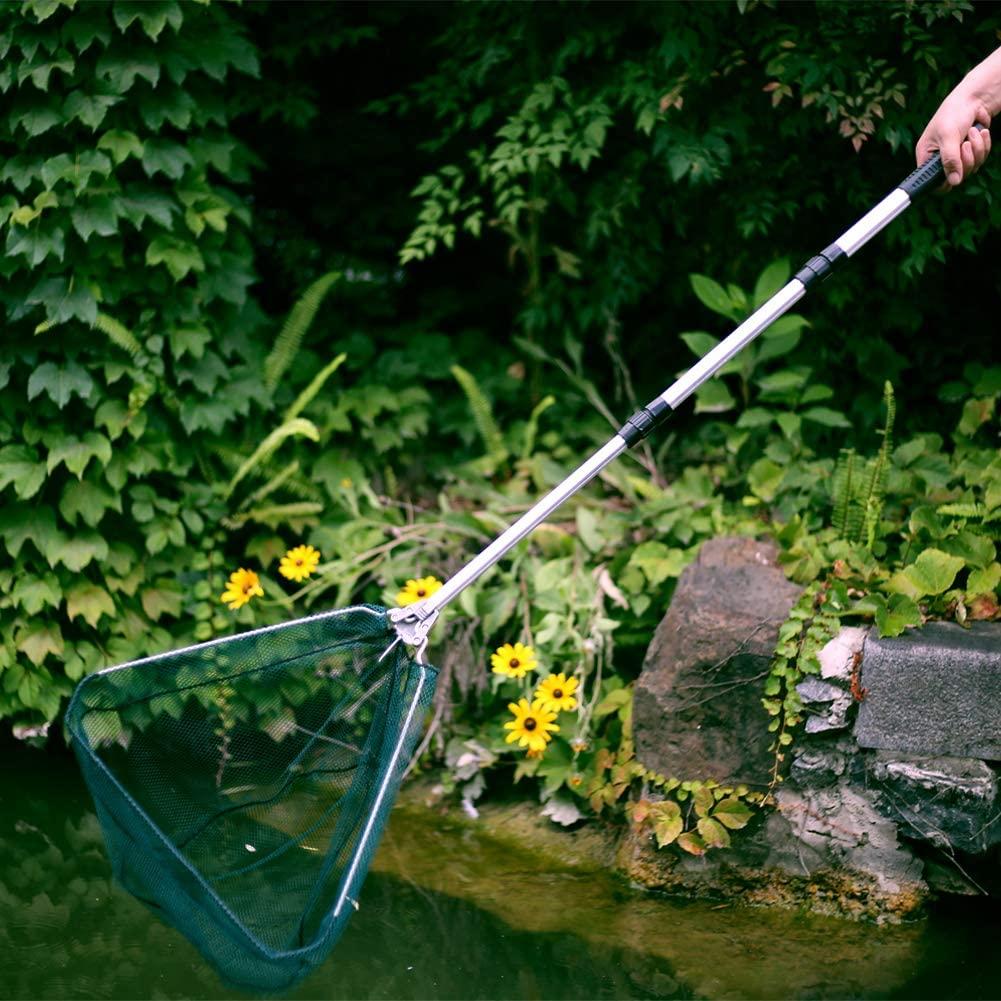 RESTCLOUD Fishing Landing Net - Telescoping Pole Handle, Freshwater Fishing  Net for Kids, Men, and Women - Extendable 40-63 Inches, Aluminum Handle, 50  Full | Buy Now with Express International Delivery | GoSupps.com