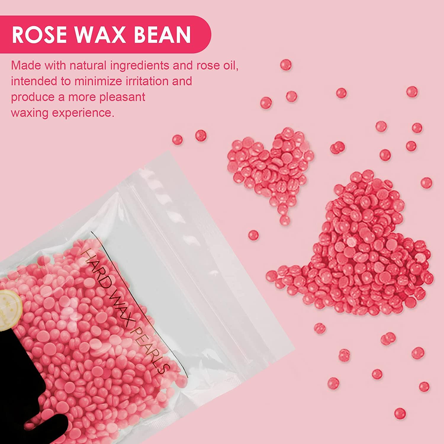 Waxing Kit for Coarse Hair Removal, Wax Warmer Kit for Brazilian Bikini