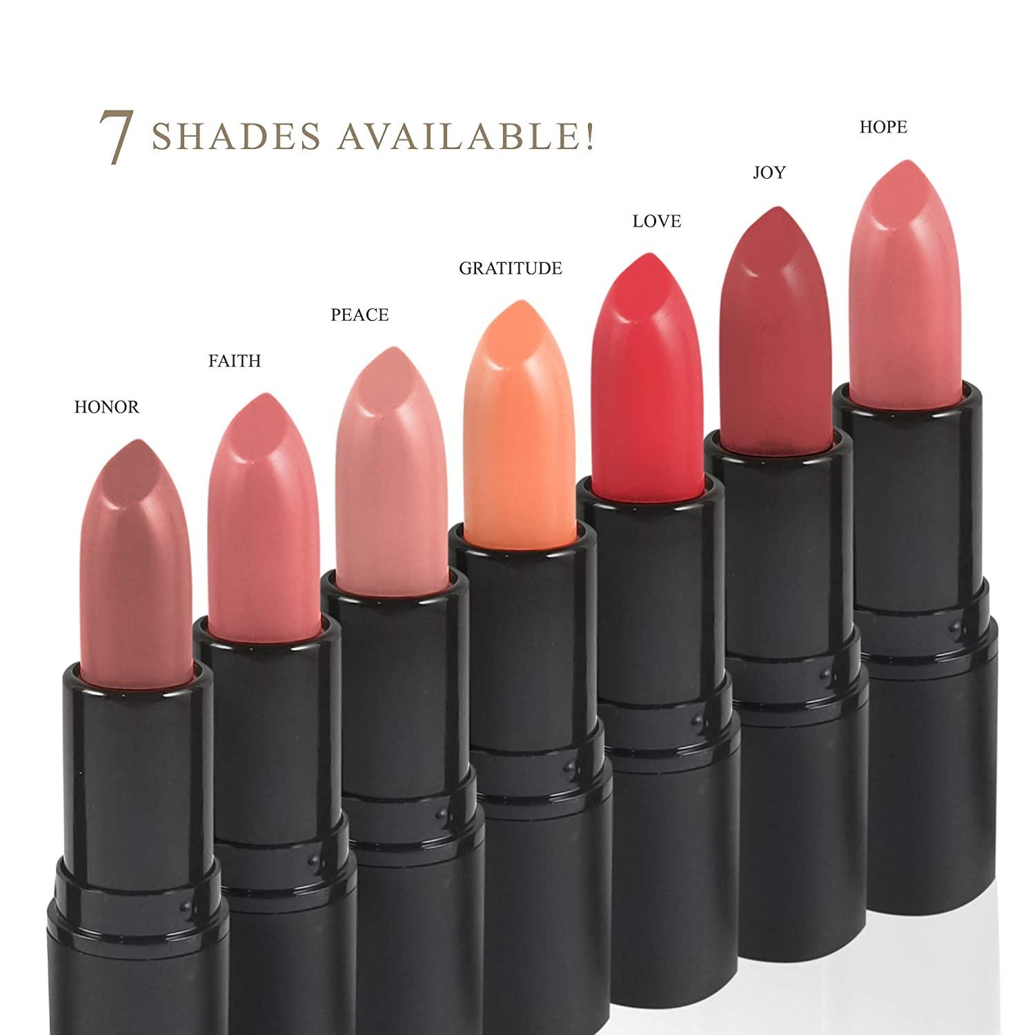 All Natural Semi Matte Lipstick Moisturizing, Non Toxic, Highly