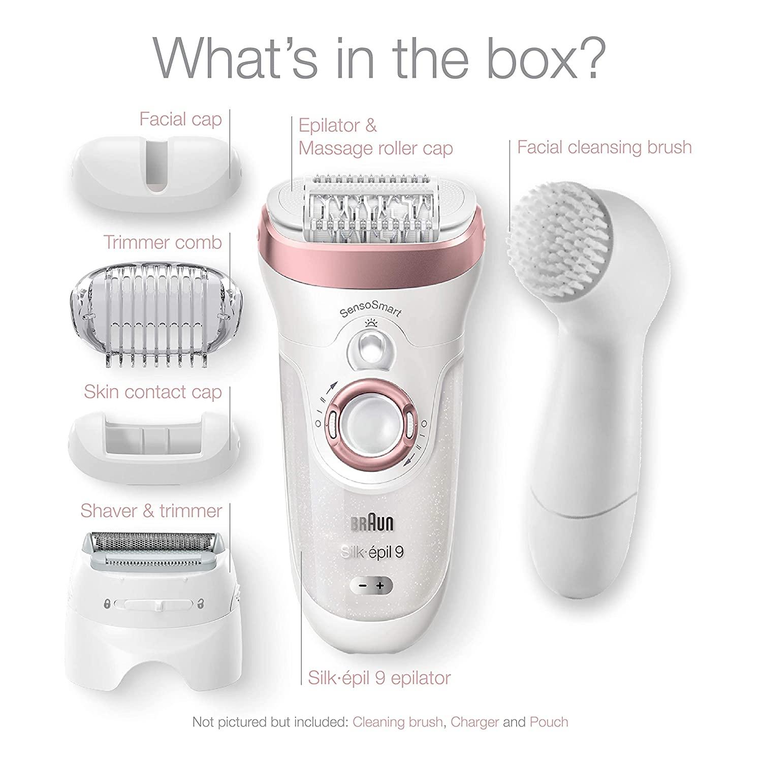 Braun Silk- pil 9-880: 4-in-1 Facial Hair Removal, Shaver