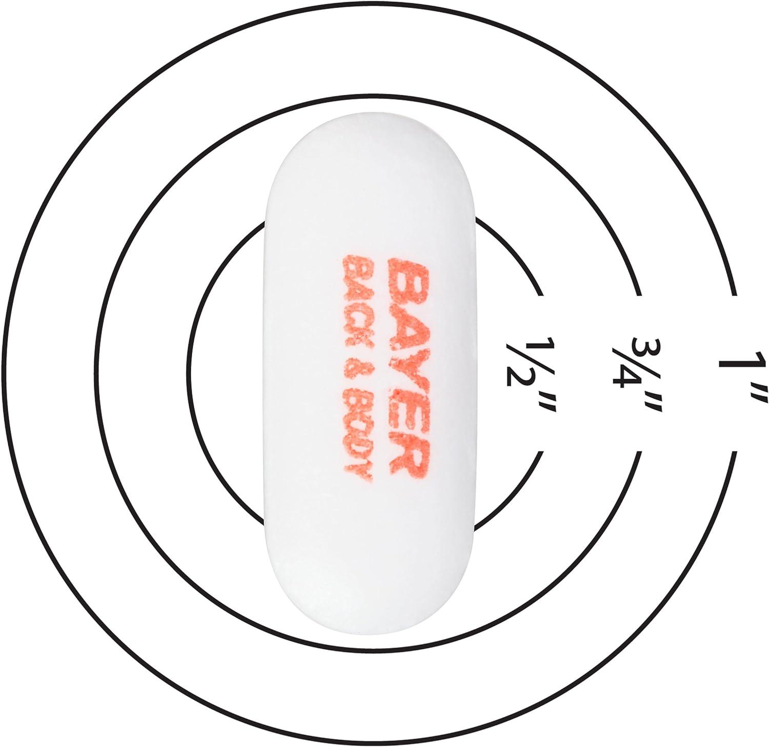 Bayer Back & Body Extra Strength Aspirin 500mg Coated Tablets Fast