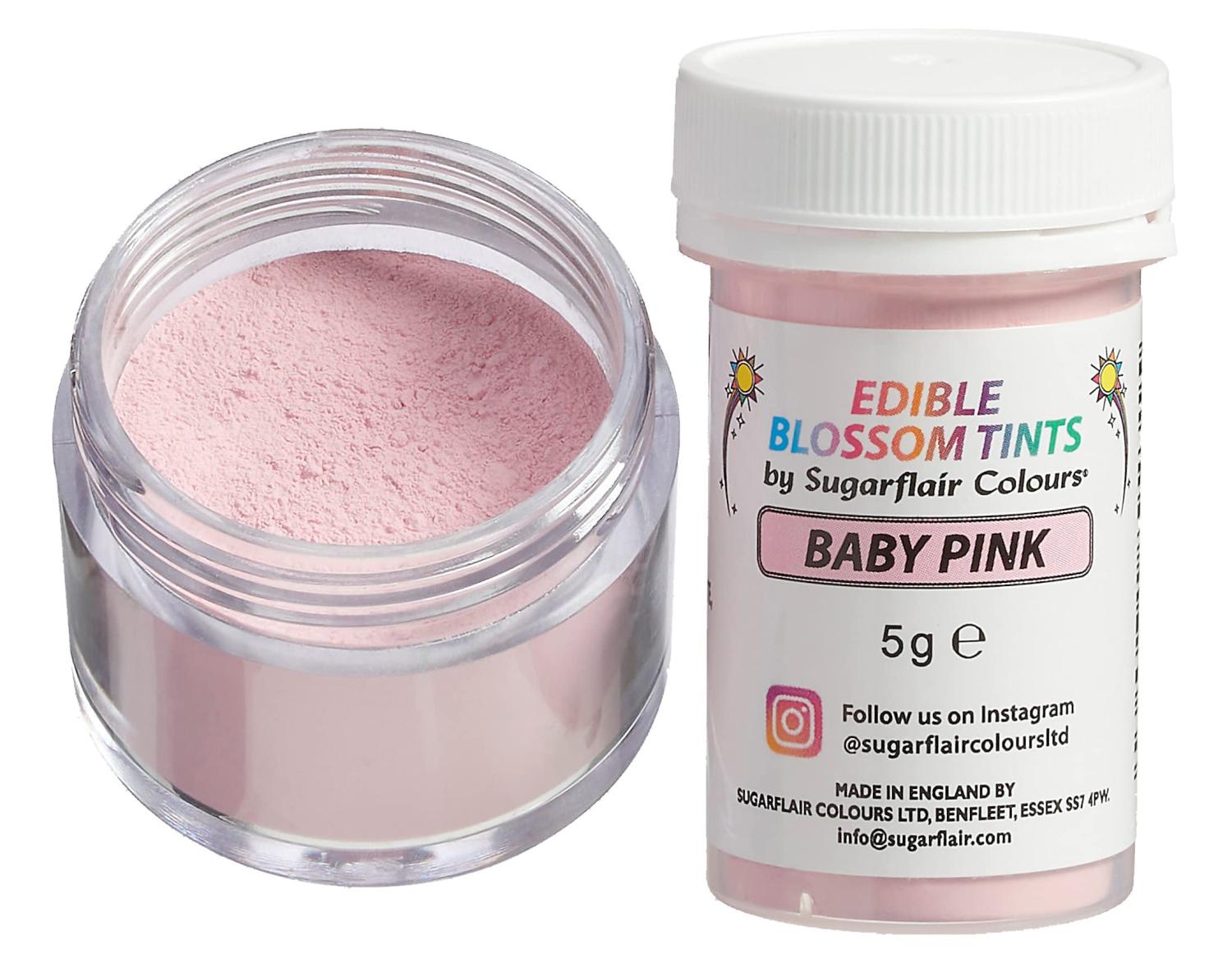 Sugarflair Baby Pink Food Colouring Powder Dust Use on Cake Surfaces