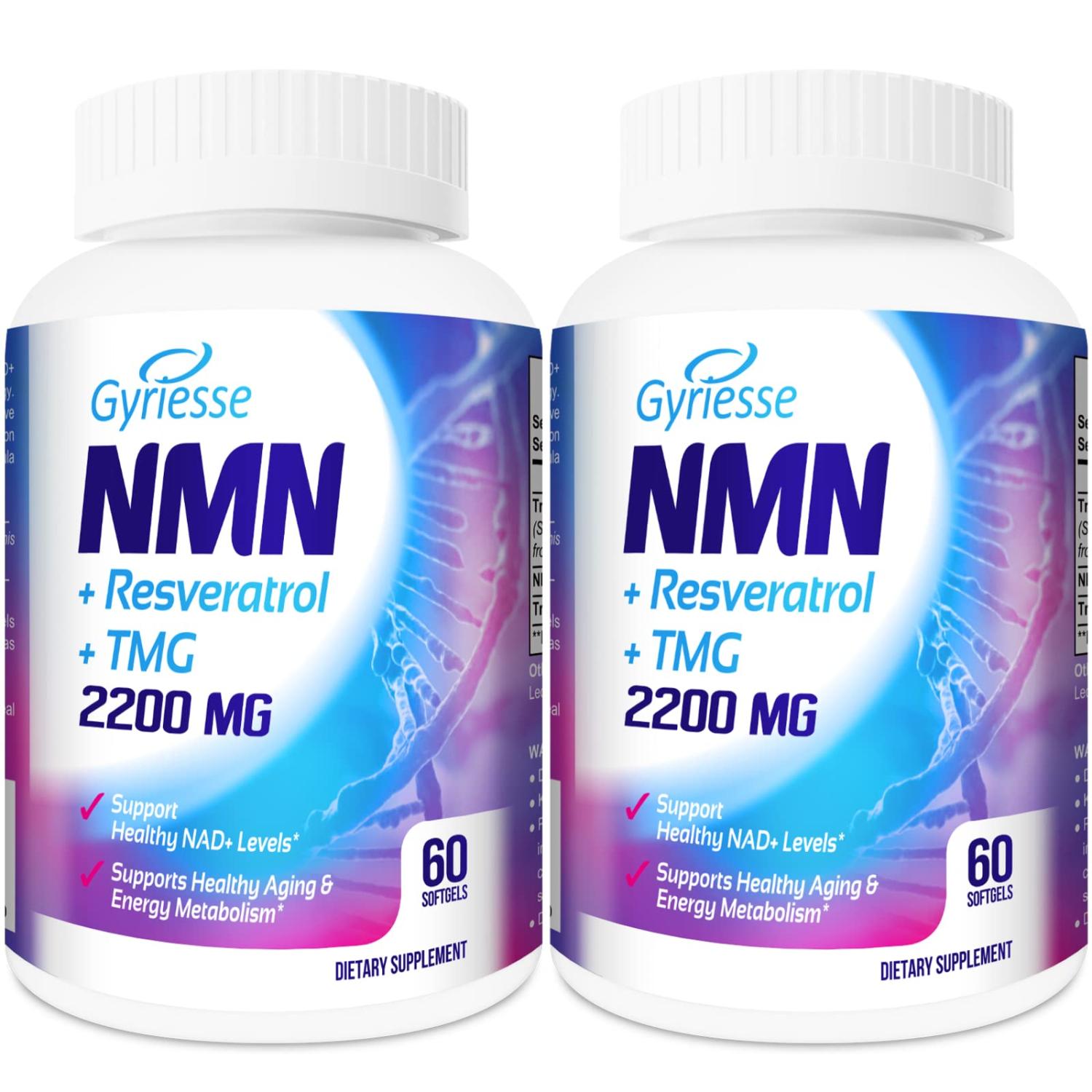 Liposomal 2200mg High Dose Softgel with NMN 500mg, TransResveratrol