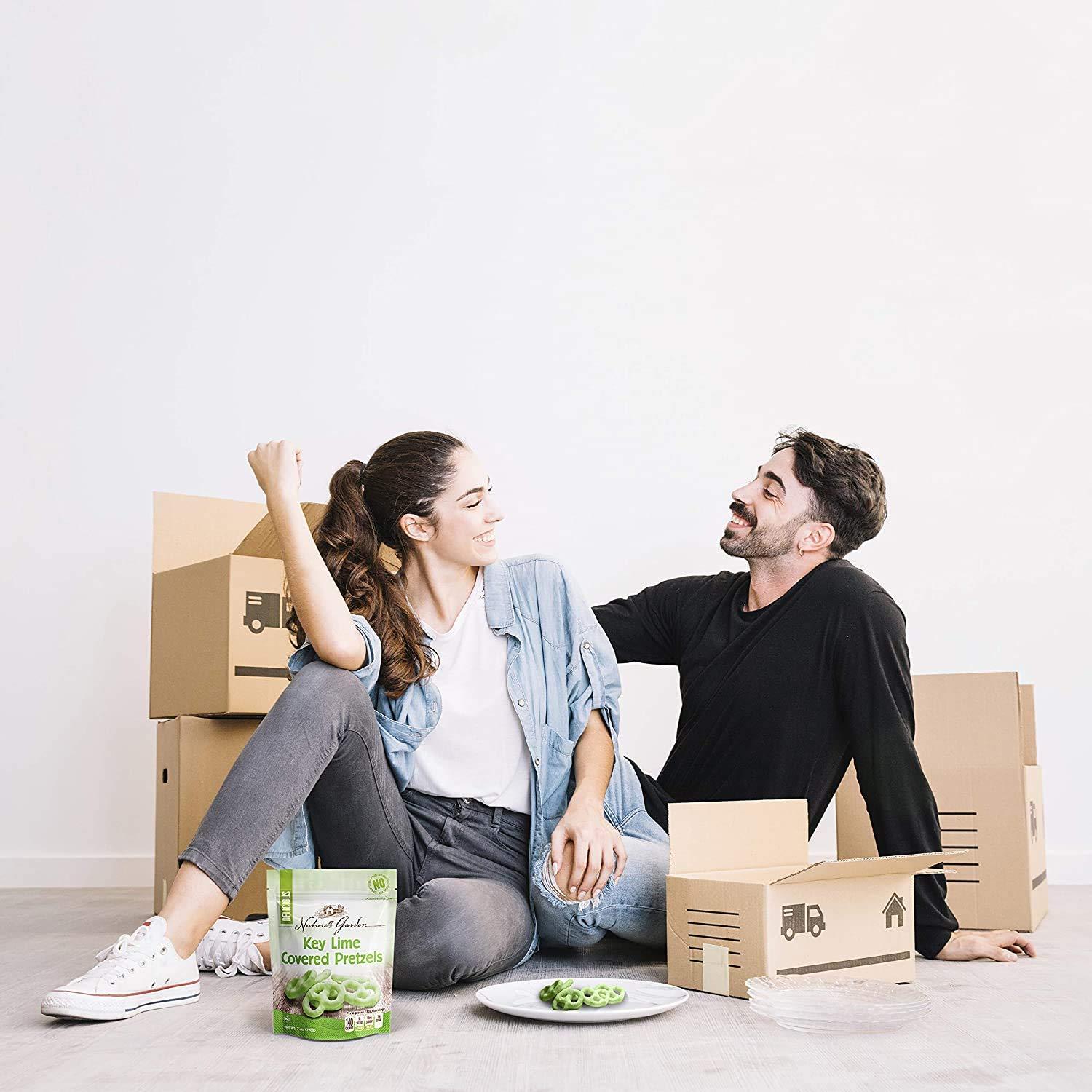 Nature's Garden Key Lime Yogurt Covered Pretzels Indulgent Snack, Key