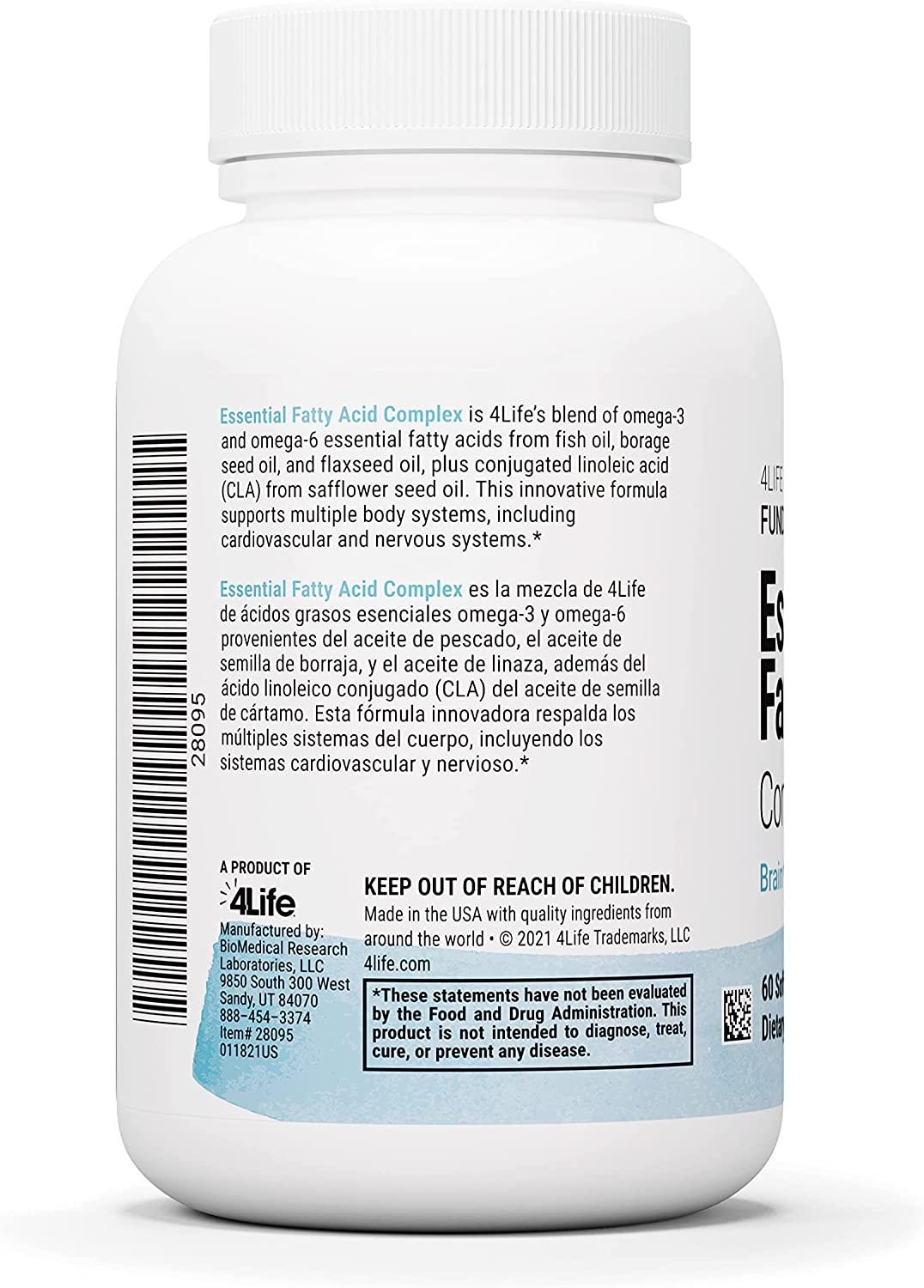 4Life Essential Fatty Acid Complex Omega3 & Omega6 from Flaxseed