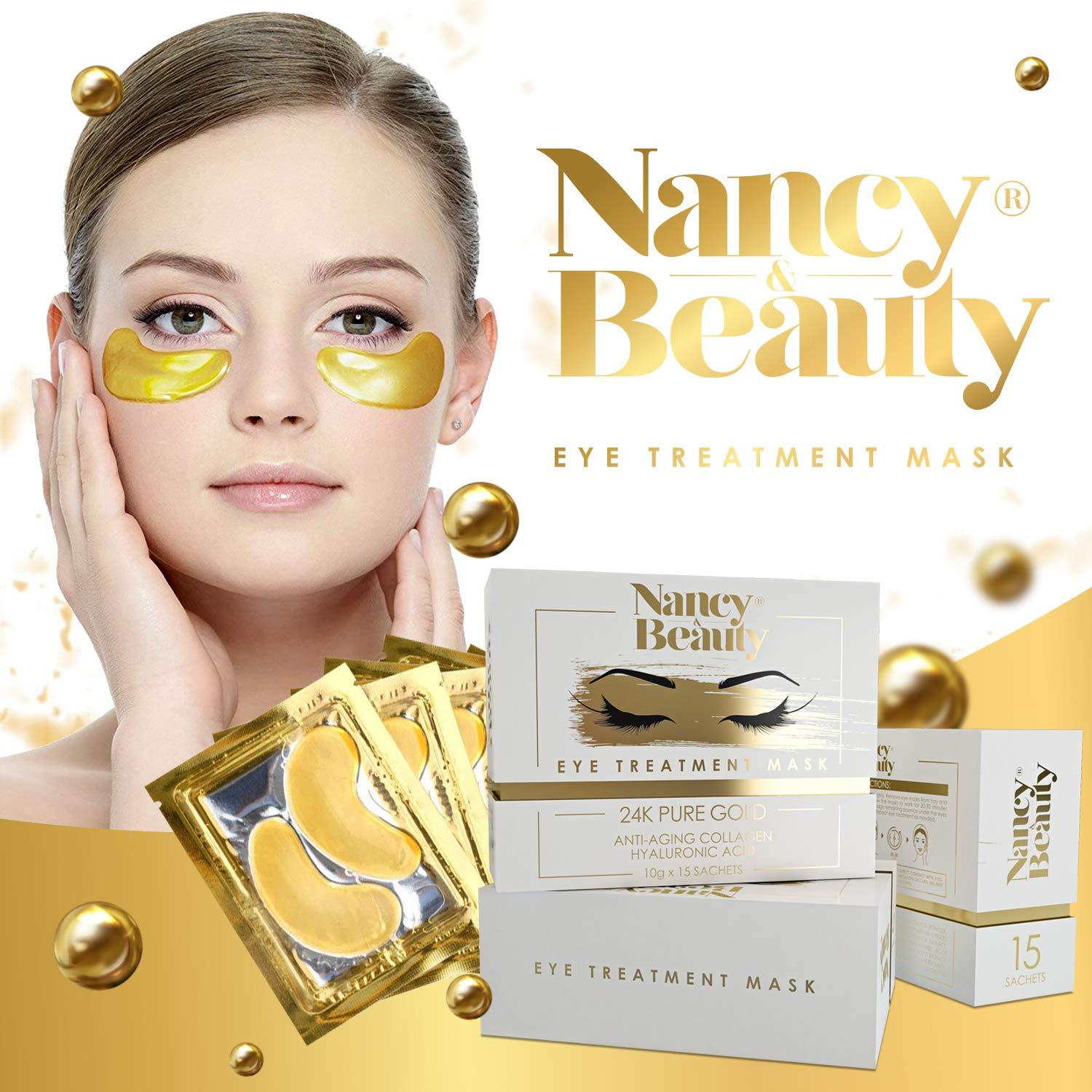 24K Gold Under Eye Patches Dark Circle & Wrinkle Treatment Collagen