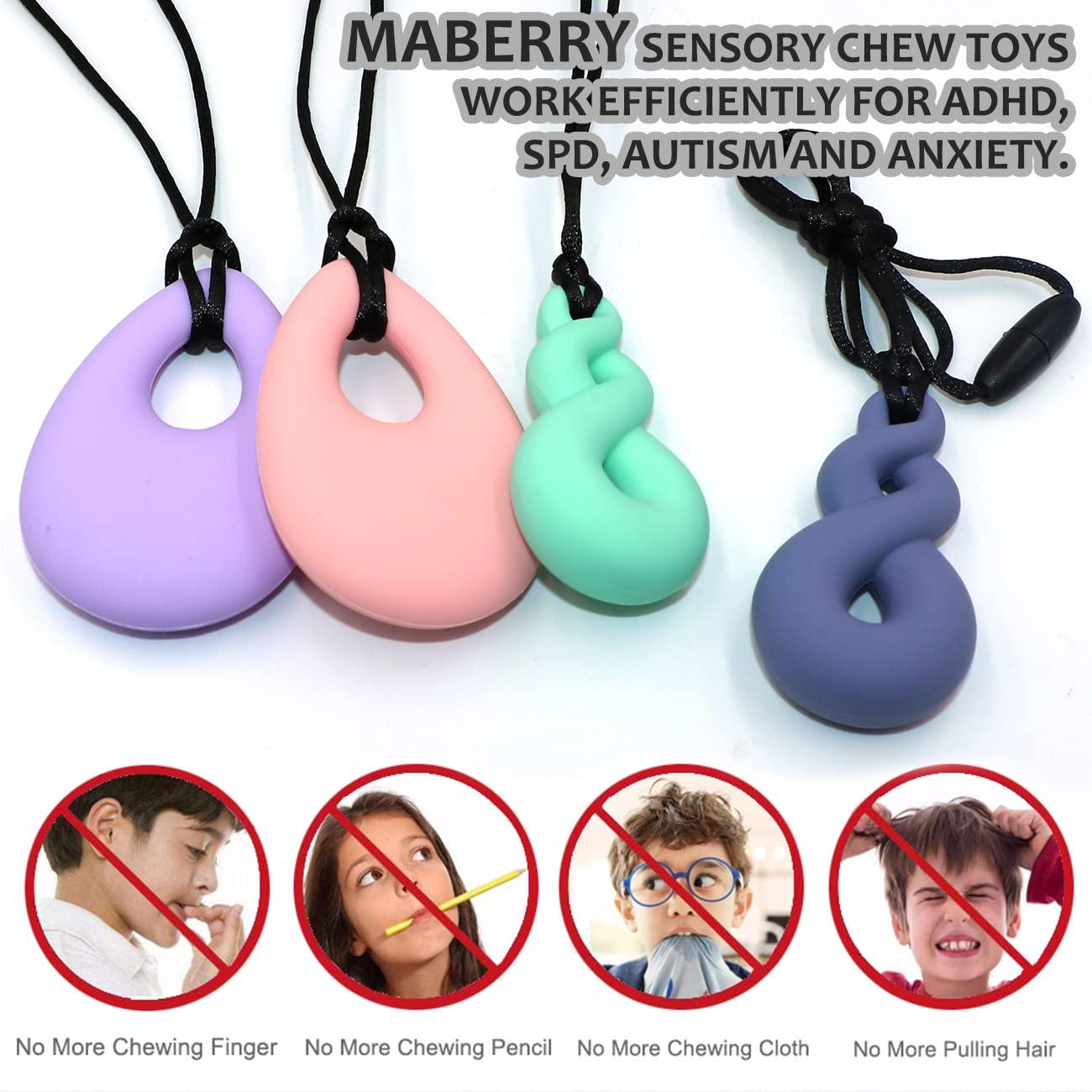 Sensory Chew Necklaces Bracelets for Boys and Girls, 16 Pack Stretchy  Fidget Toys for Kids with Autism ADHD SPD, Oral Motor Aids Bracelet Necklace  Set Jewelry Reduce Biting Stress and Anxiety :