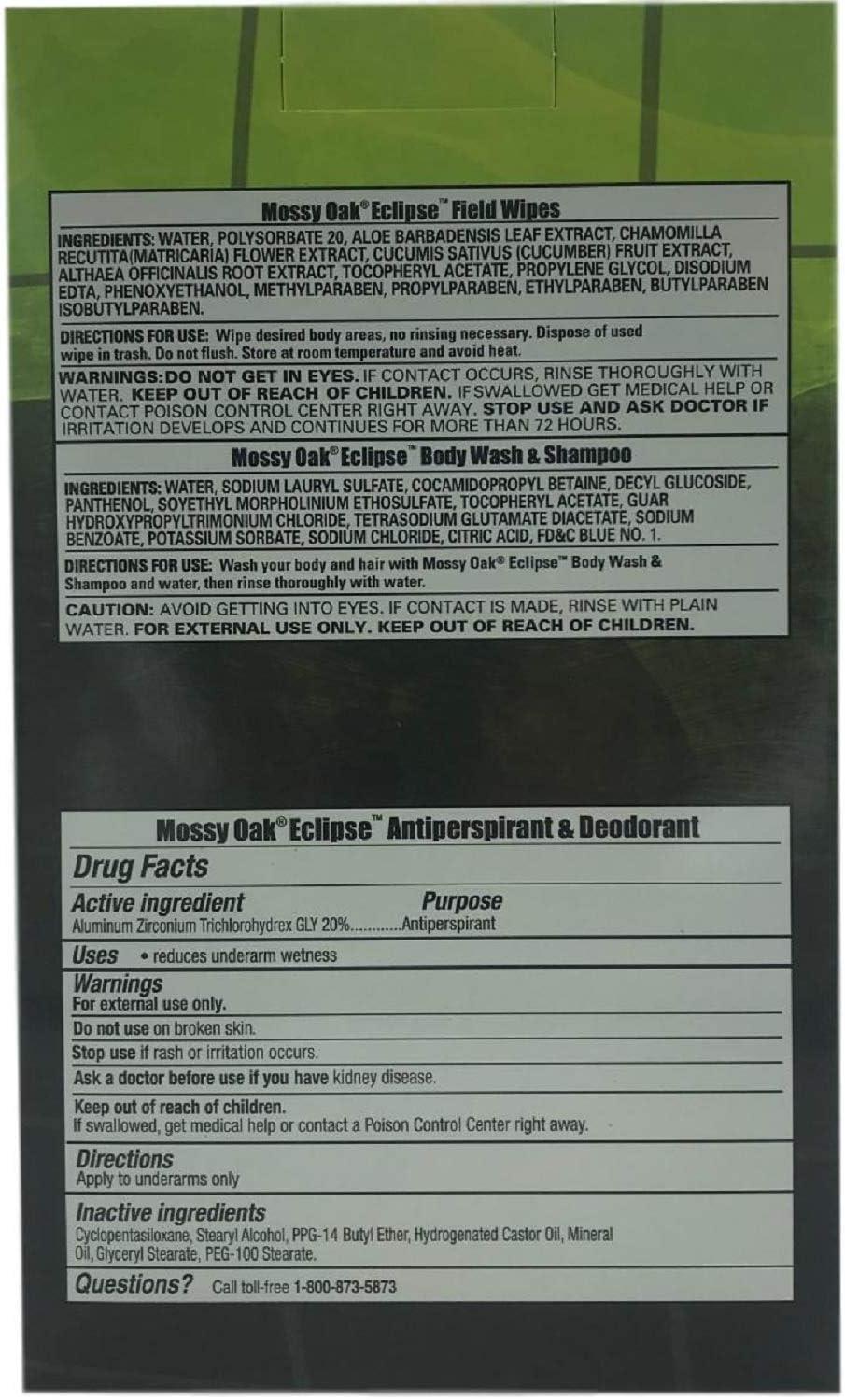 Wildlife Powered by Scent Killer Eclipse Personal Care Kit Clothing