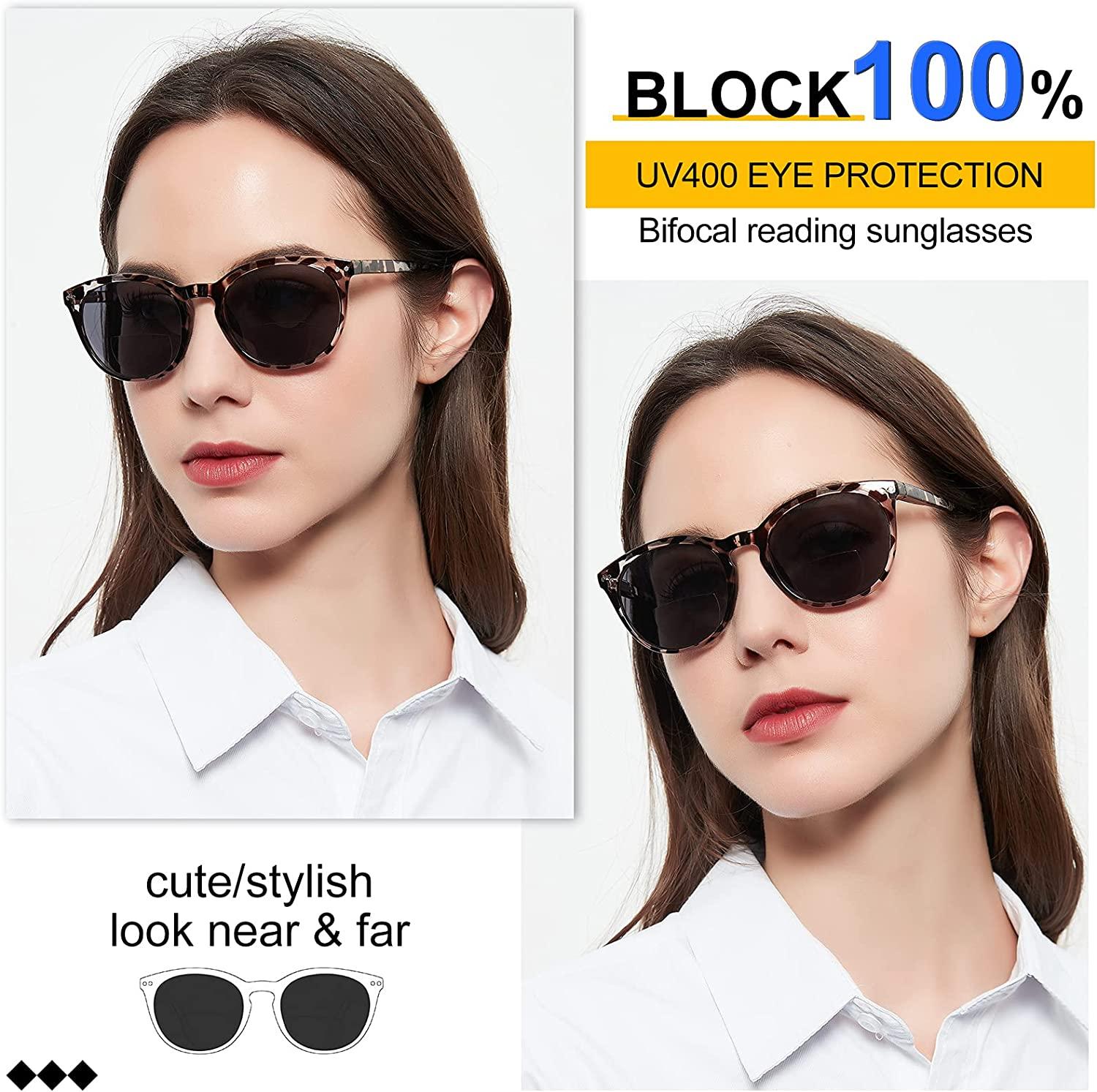  MARE AZZURO Progressive multifocal Blue Light Blocking Reading  Glasses For Women Cateye 0 1.0 1.5 2.0 2.5 3.0 3.5 4.0 (Brown, 2.50) :  Health & Household