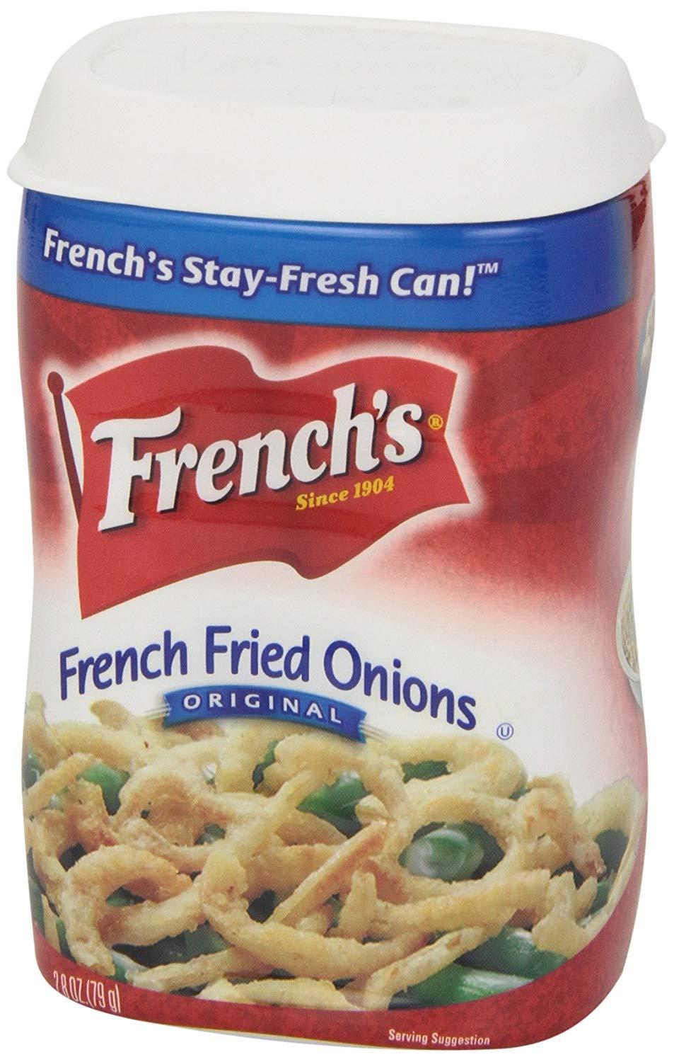 French's Original Crispy Fried Onions, 2.8 ounces (Pack of 2) 2.8 Ounce (Pack of 2)
