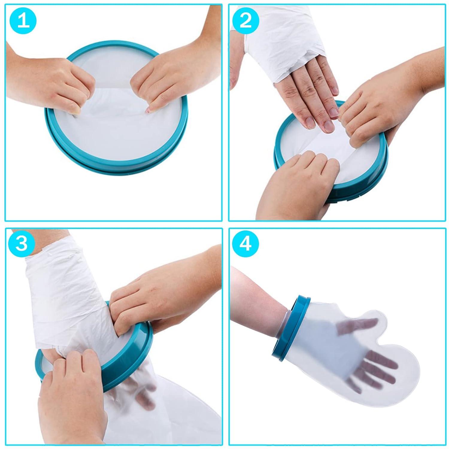 Nofaner Waterproof Hand Cast Cover Protector for Shower Reusable Cast