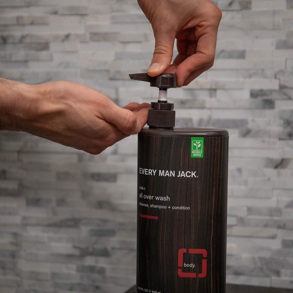 Every Man Jack Cedarwood Body Wash 33.8 oz Natural Mens Grooming