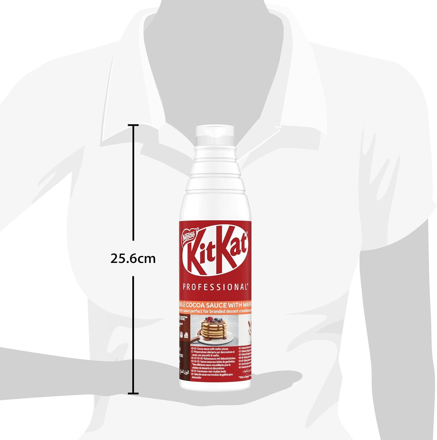 KITKAT Squeezable Cocoa Sauce with Wafer Pieces 1kg - Delicious chocolate sauce with crunchy wafer chunks | Buy Now with Express International Delivery | GoSupps.com KITKAT Squeezable Cocoa Sauce with Wafer Pieces 1kg - Delicious chocolate sauce with crunchy wafer chunks | Buy Now with Express International Delivery | GoSupps.com