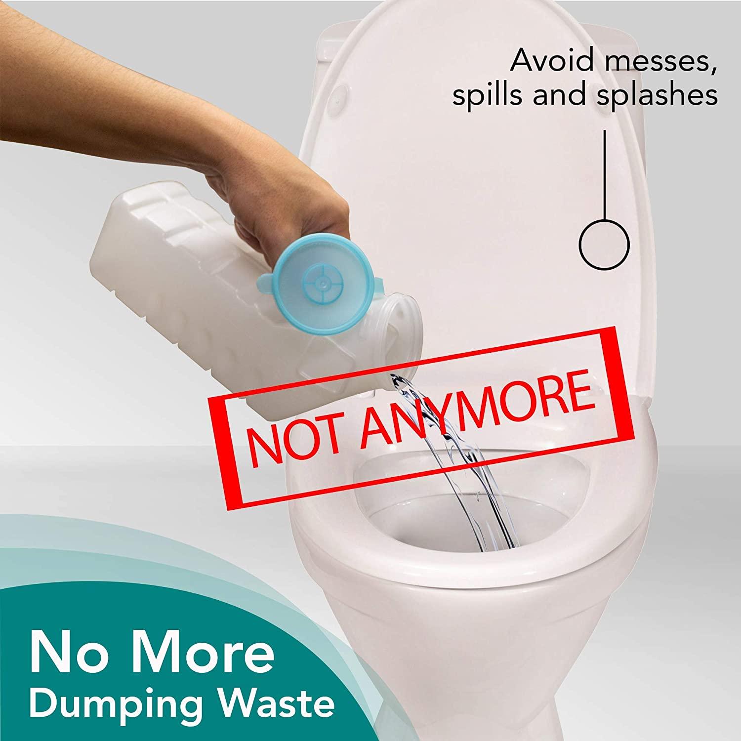 The Original Carebag Male Urinal Bag with Super Absorbent Pad 60 Count