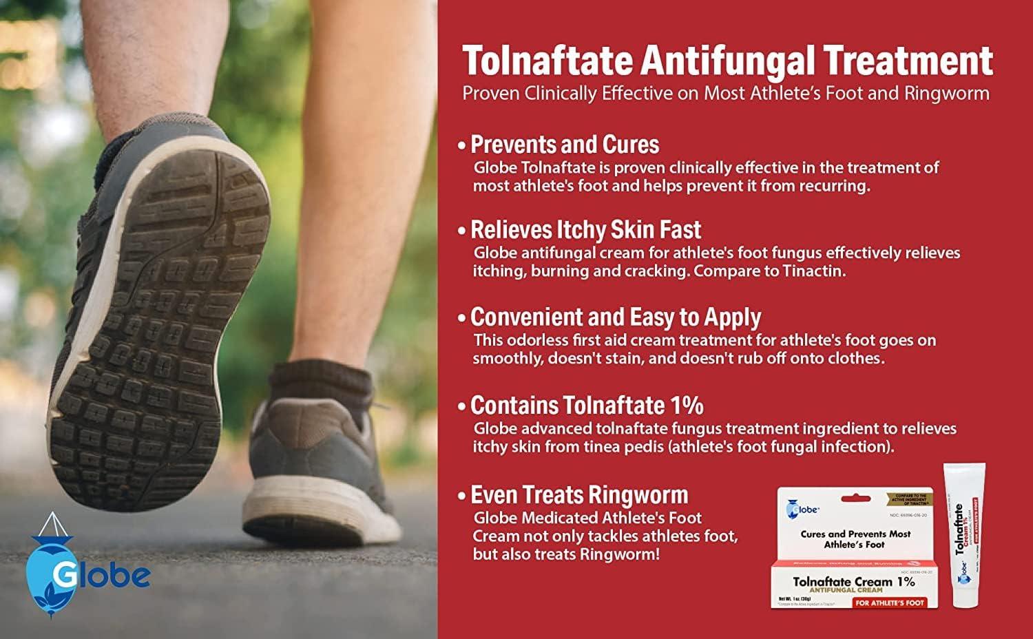 Globe Tolnaftate 1 1 Oz Antifungal Treatment Proven Clinically