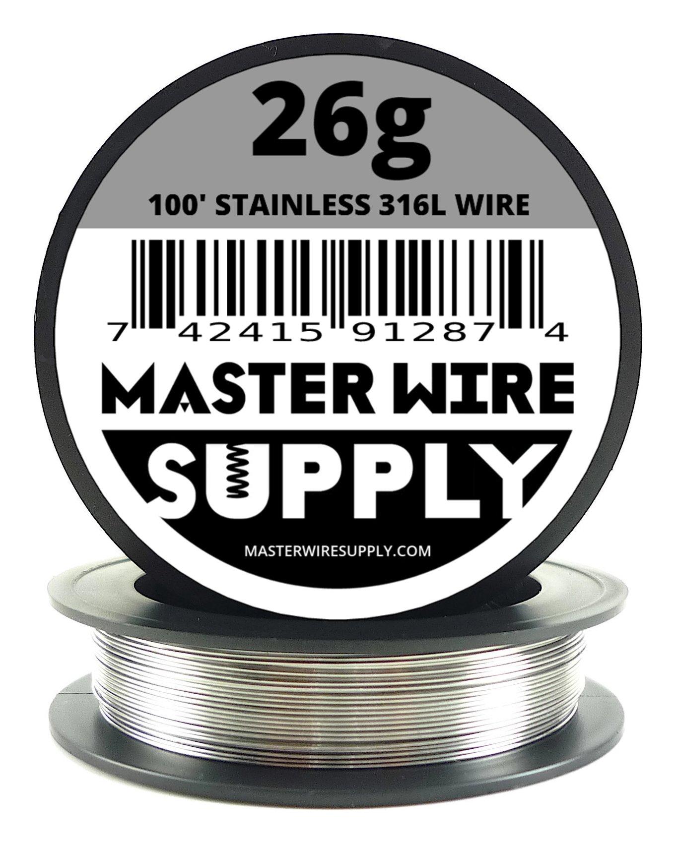Stainless Steel 316L - 100' - 26 Gauge Wire