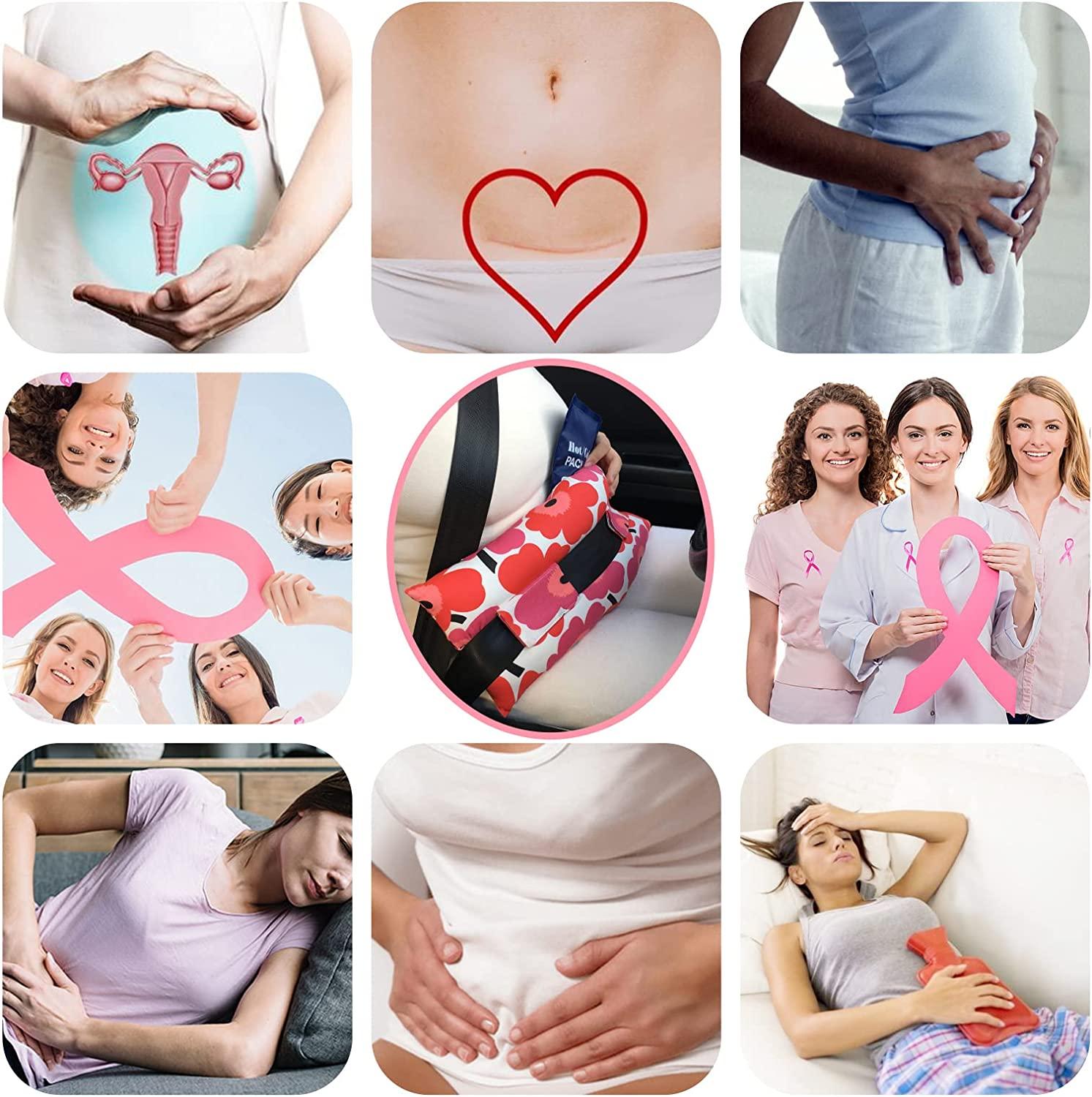 Hysterectomy Pillow for Abdominal Post Surgery Recovery Comfort with