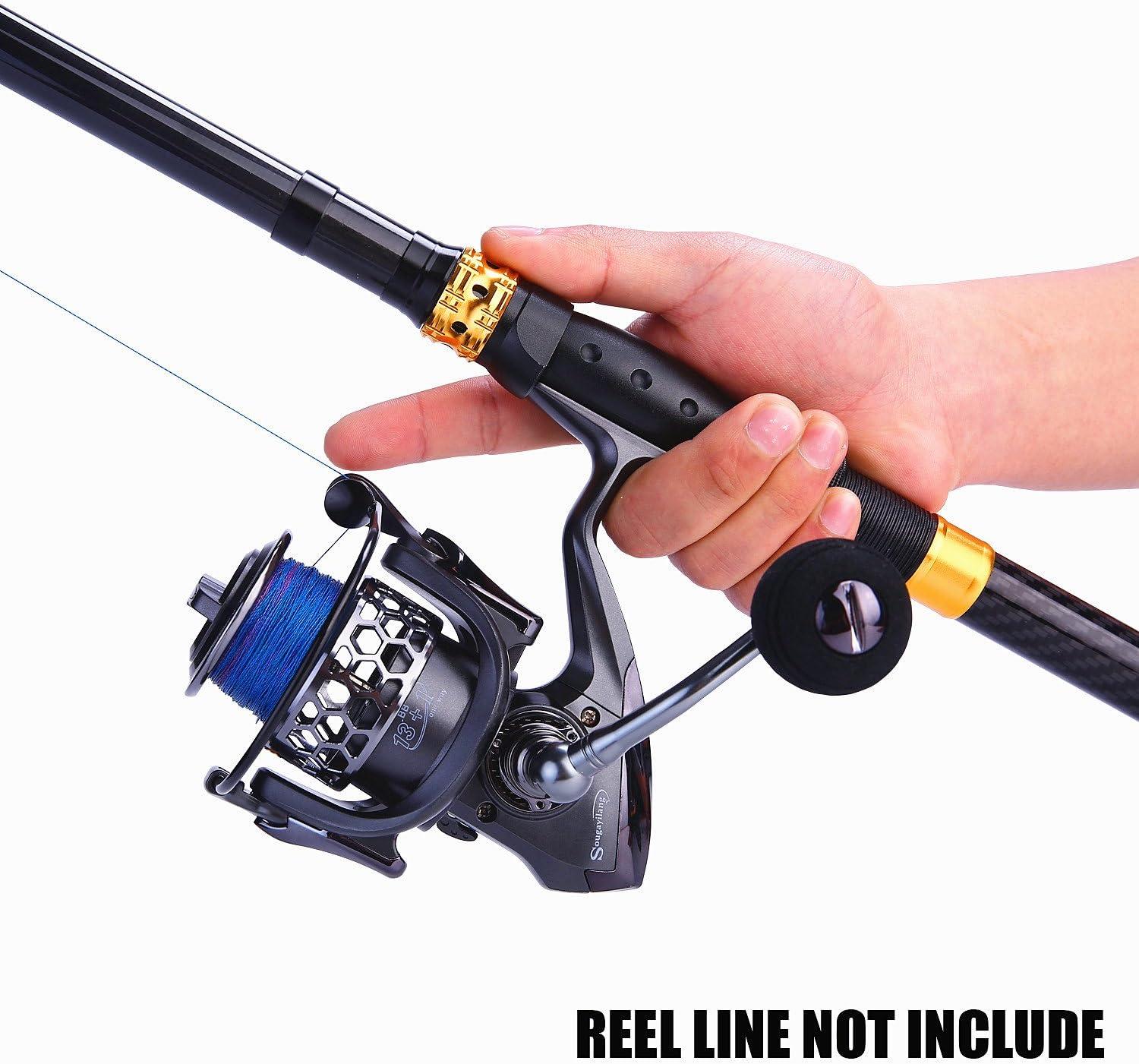 Sougayilang Telescopic Fishing Rod 24 Ton Carbon Fiber