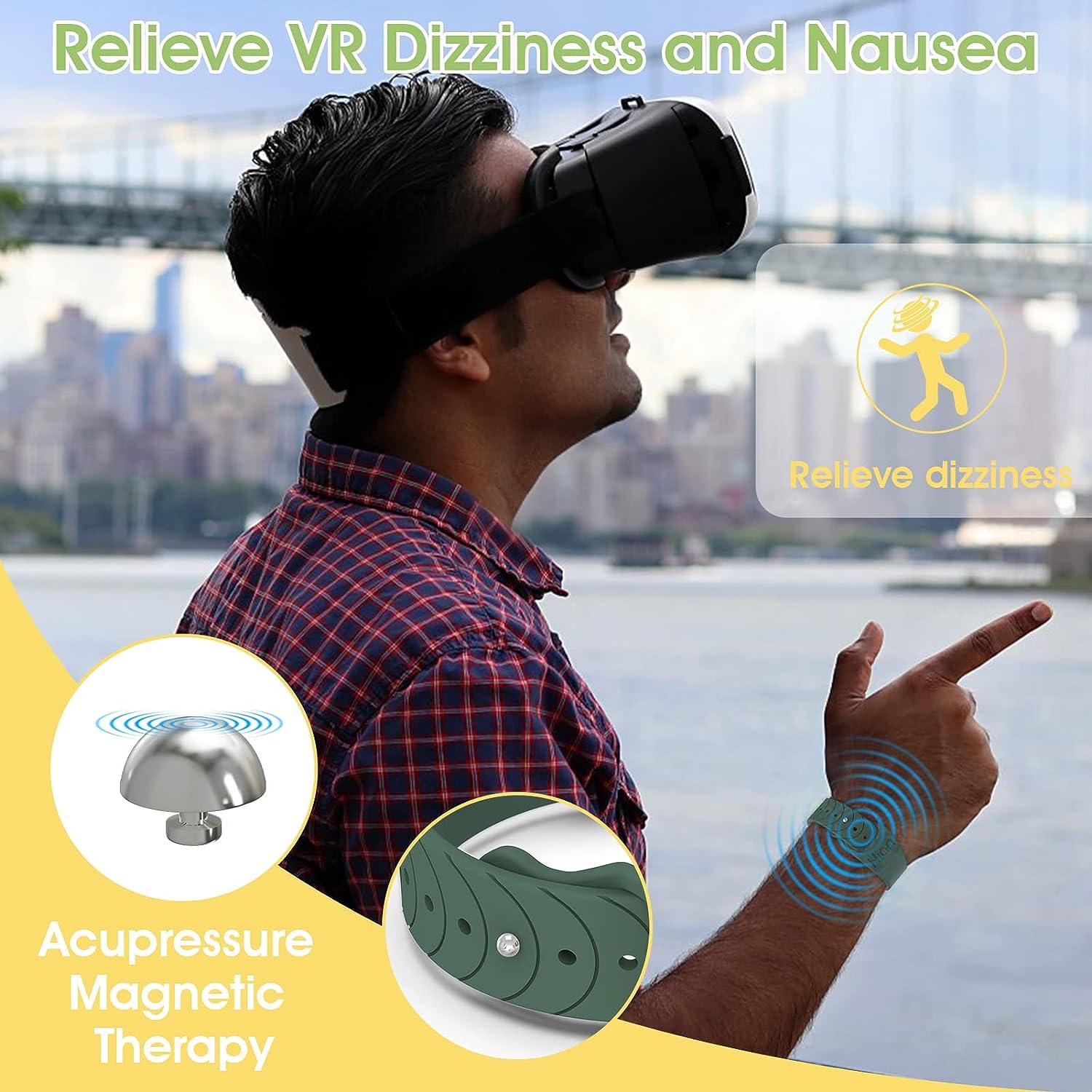 Motion Sickness Bands/Adjustable Acupressure Wristbands/Relief