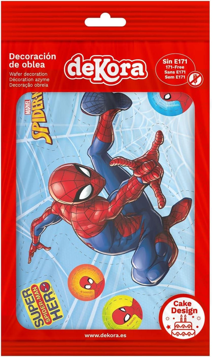Eetbare schijf Spiderman ™ 20 cm - Partyversiering Eetbare schijf Spiderman ™ 20 cm - Partyversiering