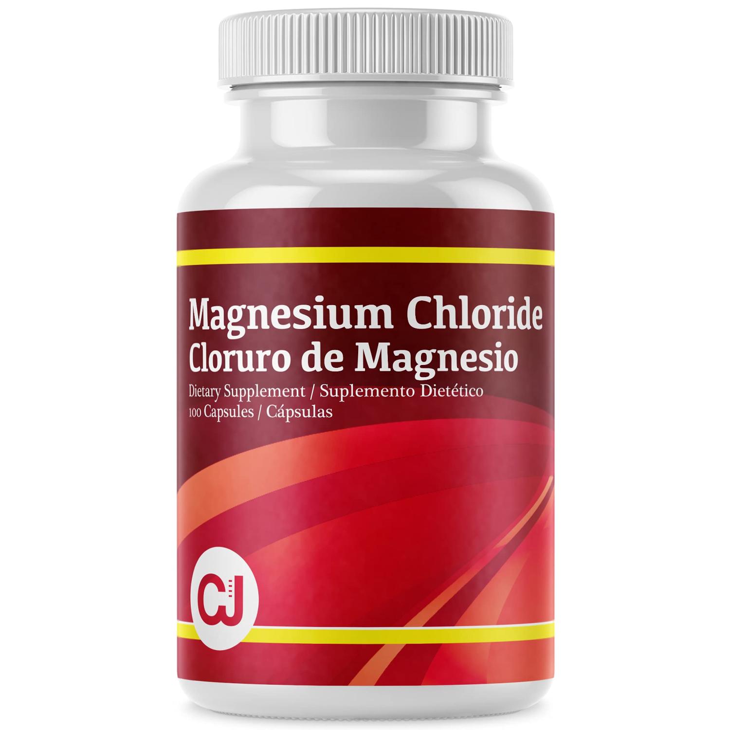 Magnesium Chloride Capsules Essential Mineral Supplement for