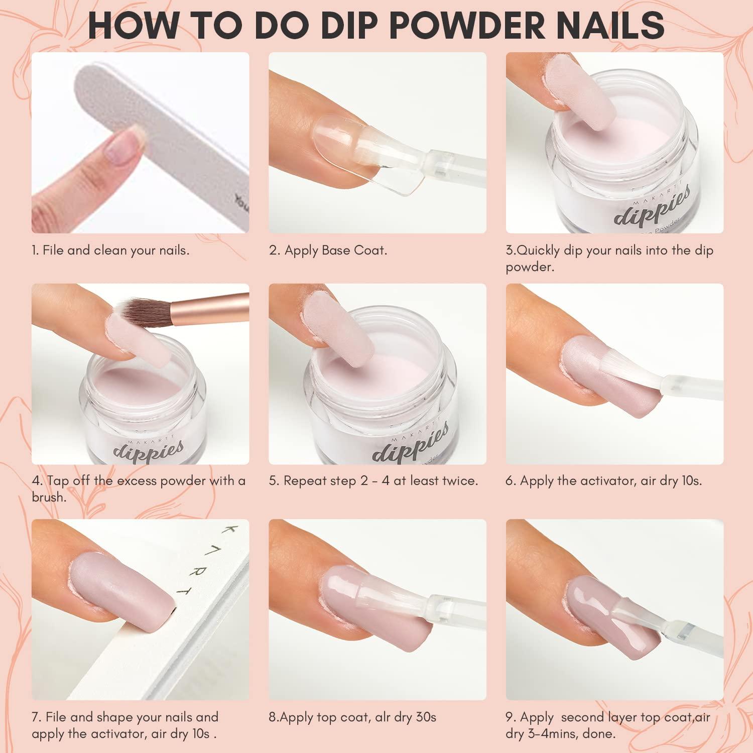 French Nail Dip Powder Tray French Dip Nail French Tips Dip Nails Dip Nail Powder  Dip Nail Accessories 