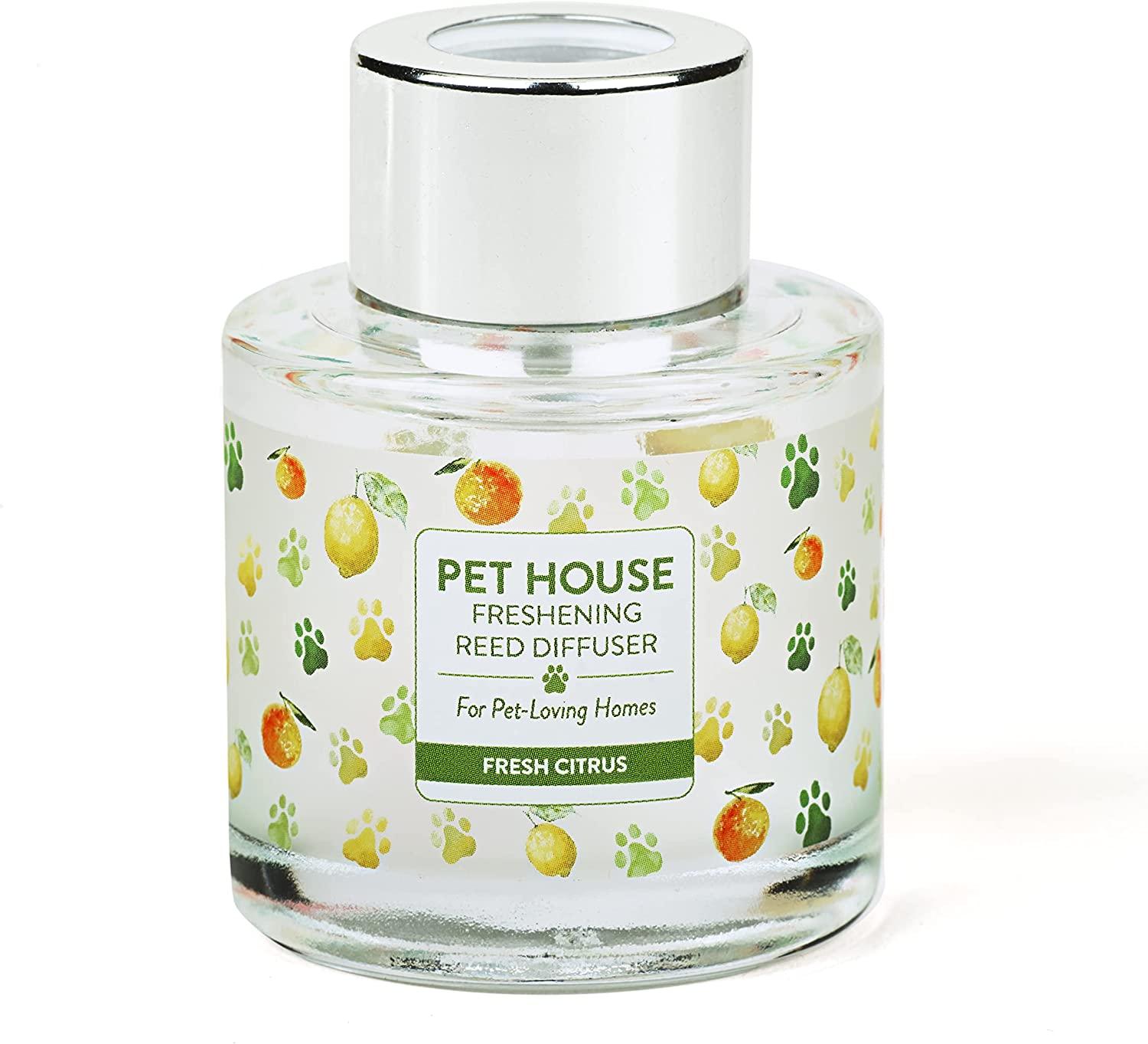 One Fur All, Pet House Reed Diffuser Long Lasting Pet Odor Oil Diffuser NonToxic Eco