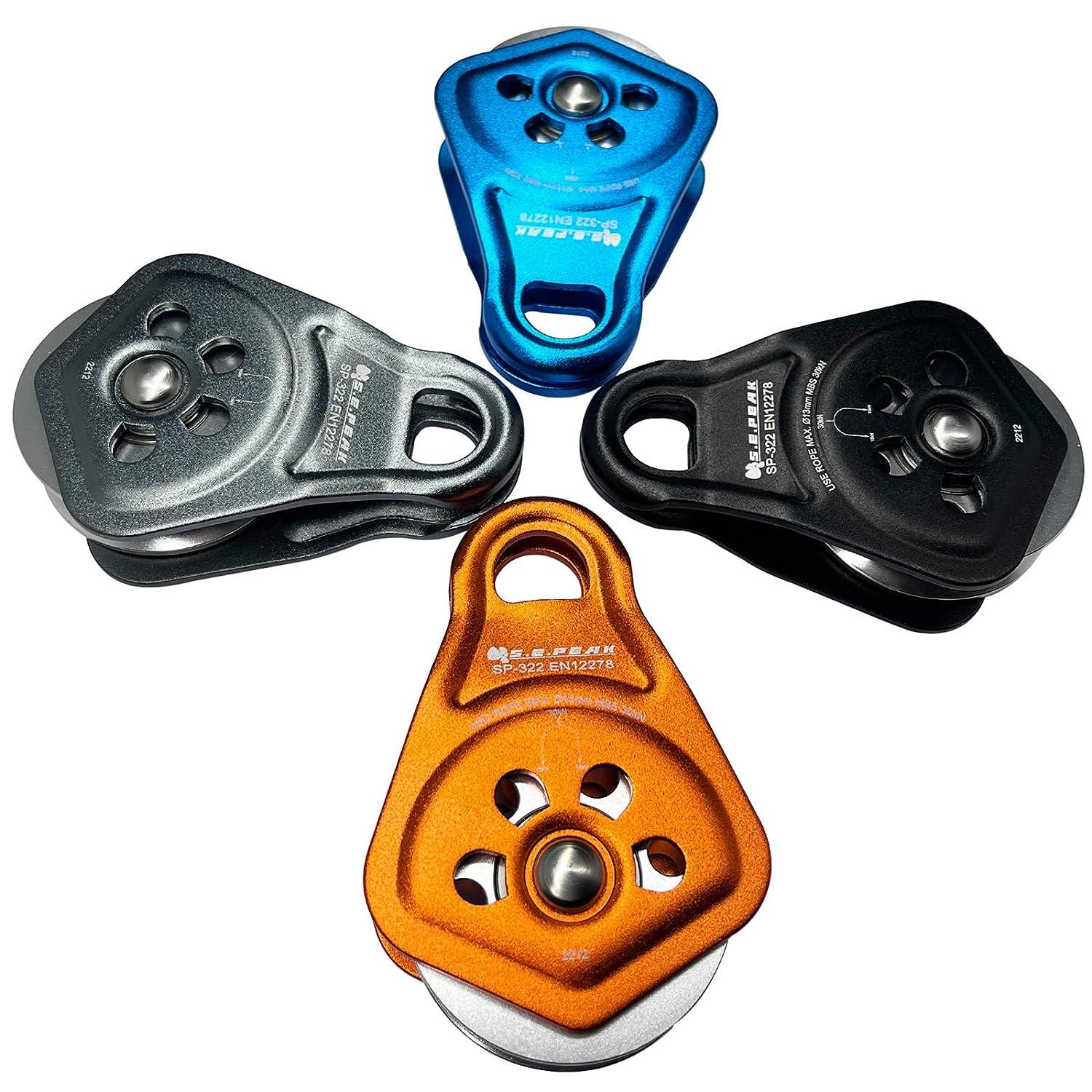 Poulie Simple 20KN/30KN Pour Corde 13mm - Alliage Alu-magnésium - Équipement D'élagage/escalade - Neuf