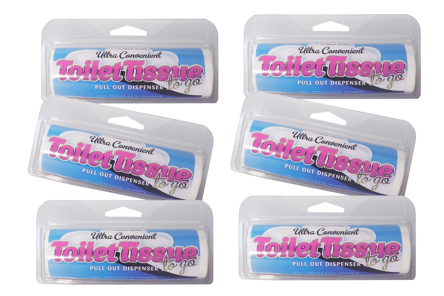 Toilet Tissue To Go 6 pack