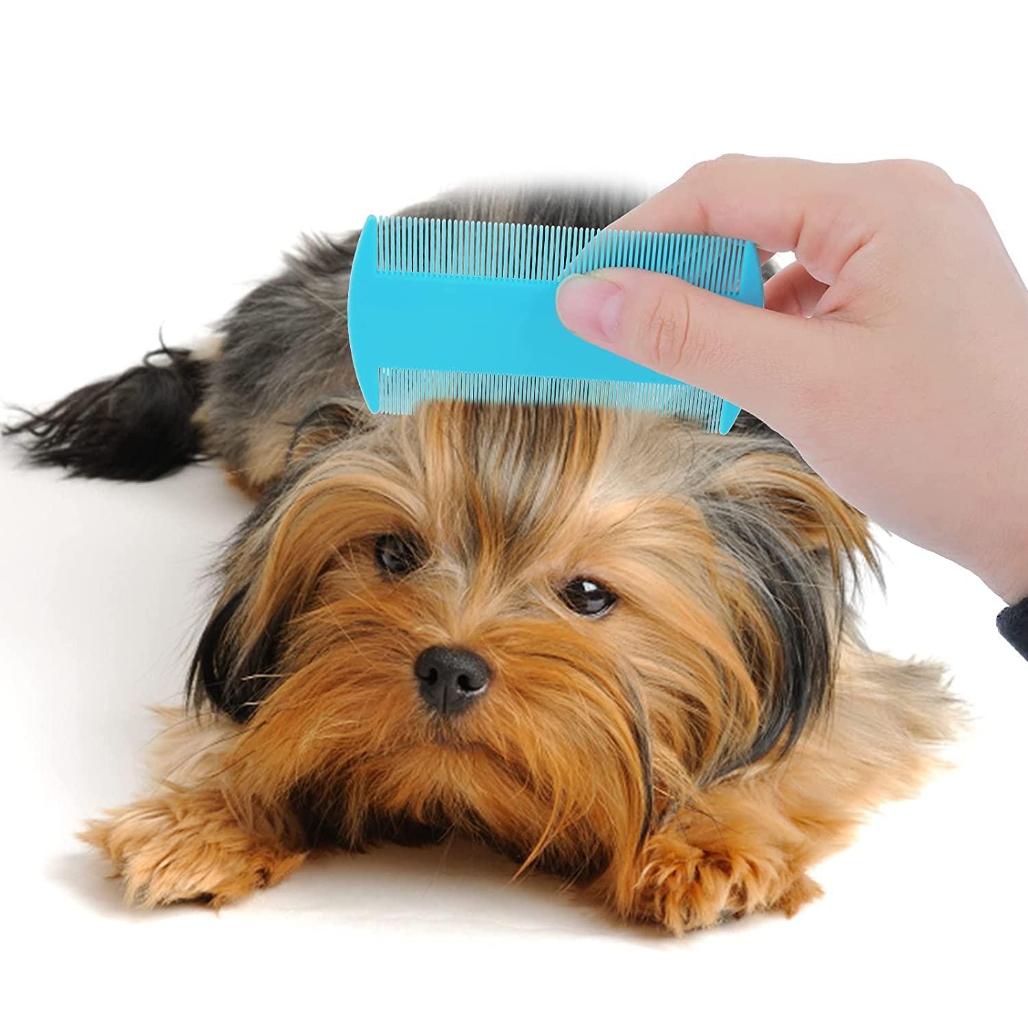 LABOTA 9Piece Lice & Flea Comb Set Double Sided Fine Tooth Combs for