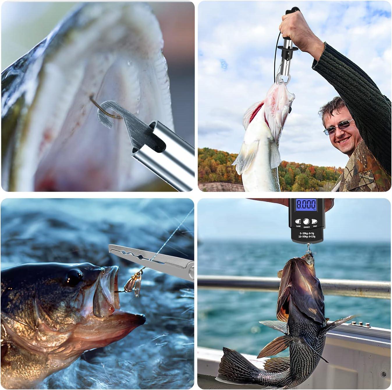 Lybile Fish Hook Remover Tool Aluminum Saltwater Fishing Pliers