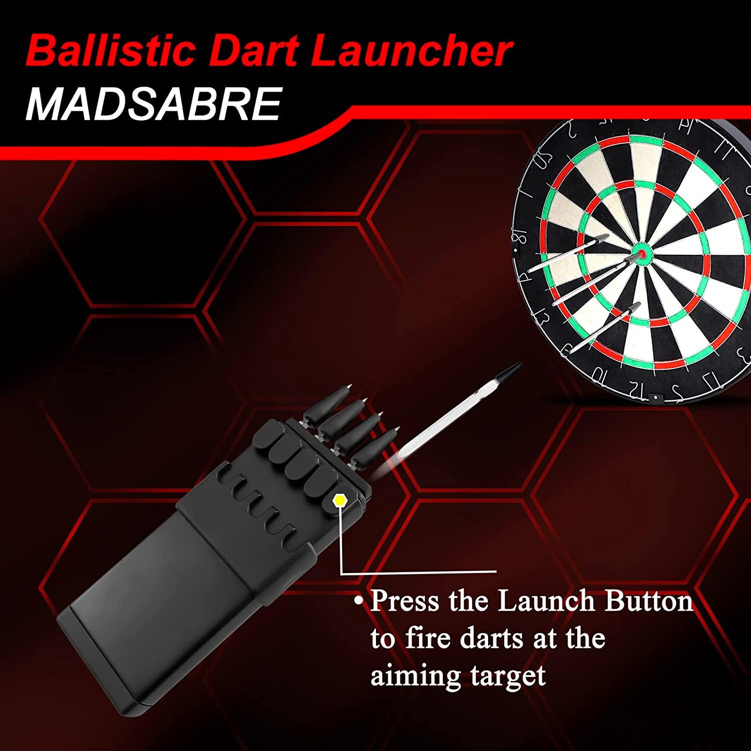 MADSABRE Ballistic Dart Launcher Metal Darts for Hunting & Camping
