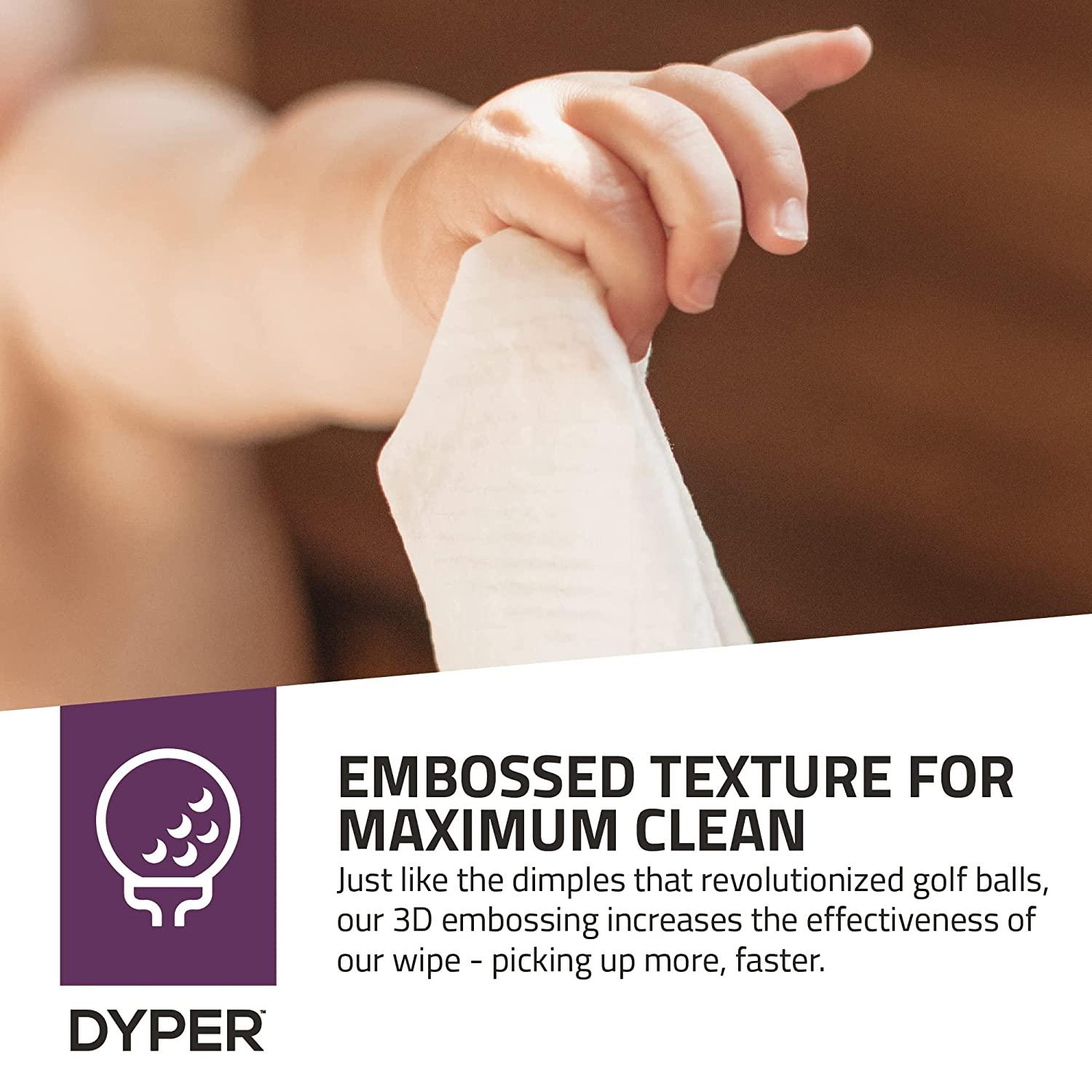 DYPER Bamboo Baby Wet Wipes Unscented for Sensitive Newborn Skin