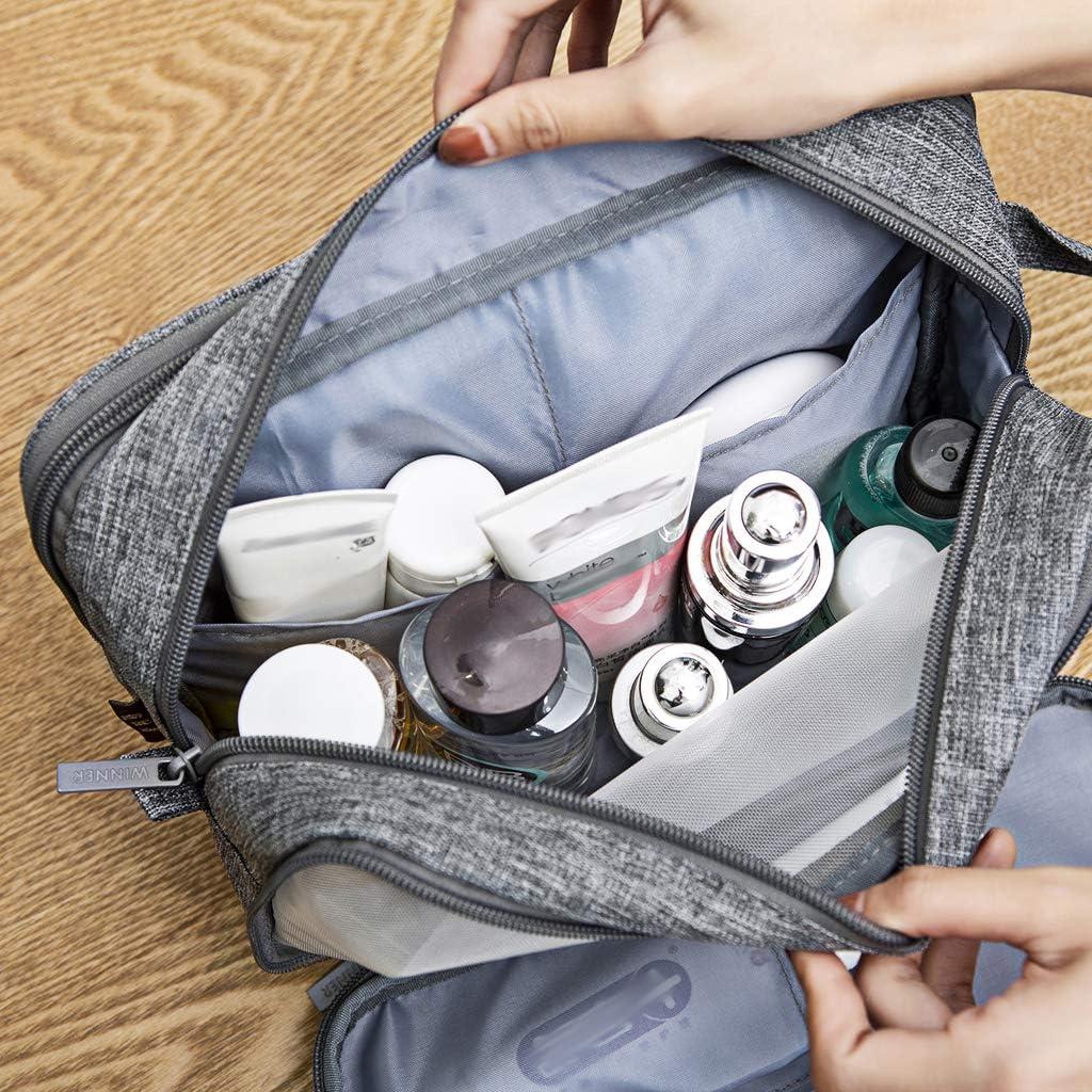 IGNPION Travel Toiletry Wash Bag Dry & Wet Separation Gym Shaving