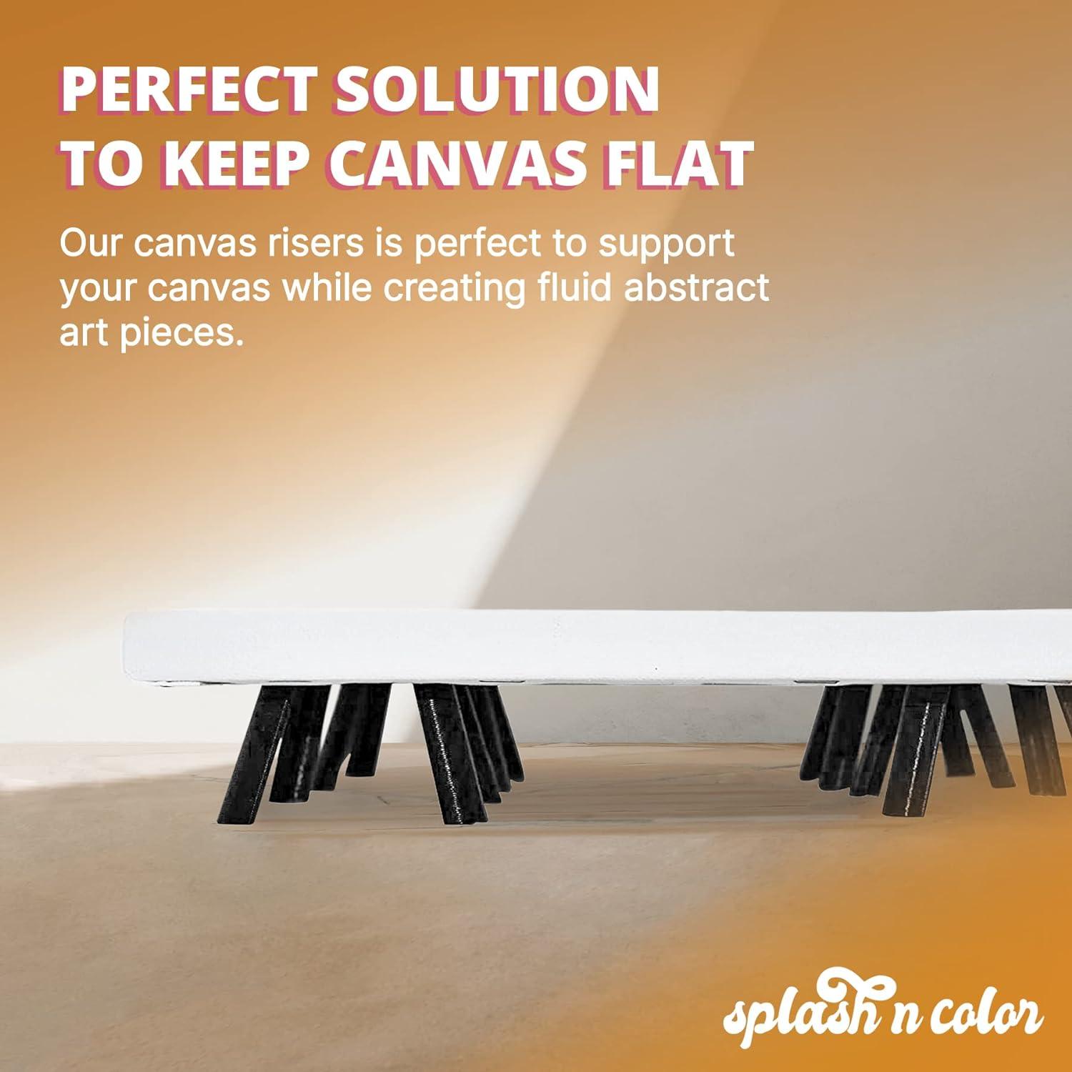 Canvas Stand for Paint Pouring | Canvas Feet Risers Tool Holder for ...