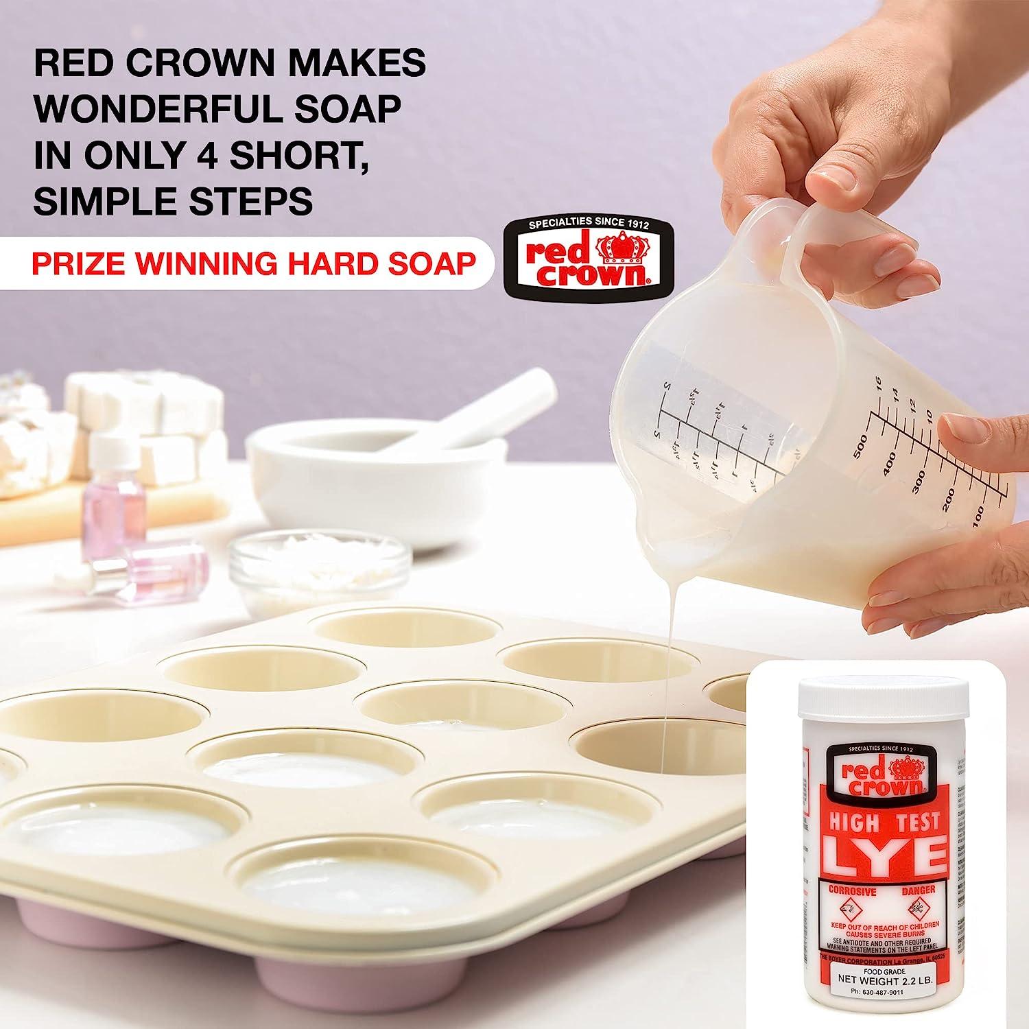 The Boyer Corporation Lye for Soap Making, Sodium Hydroxide Pure High