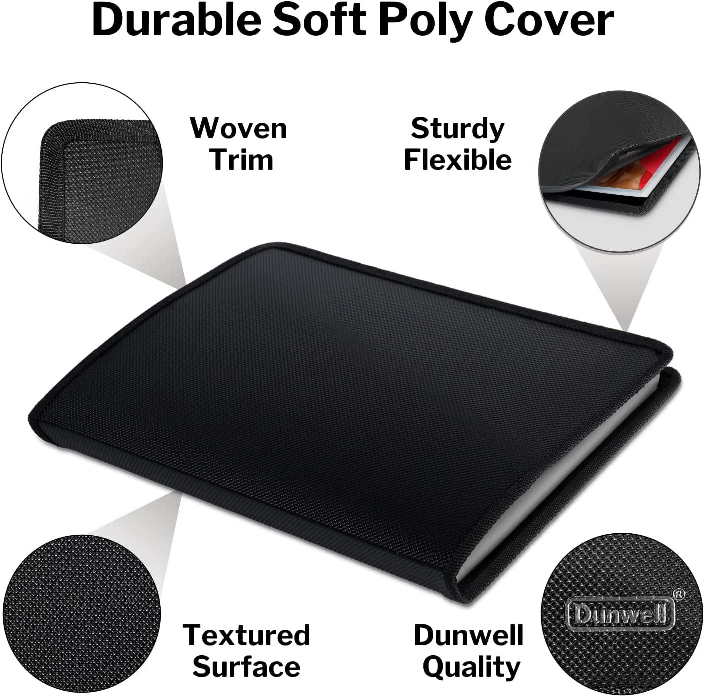 Dunwell Art Portfolio 11x17 Large Black Folder for Artwork with 24