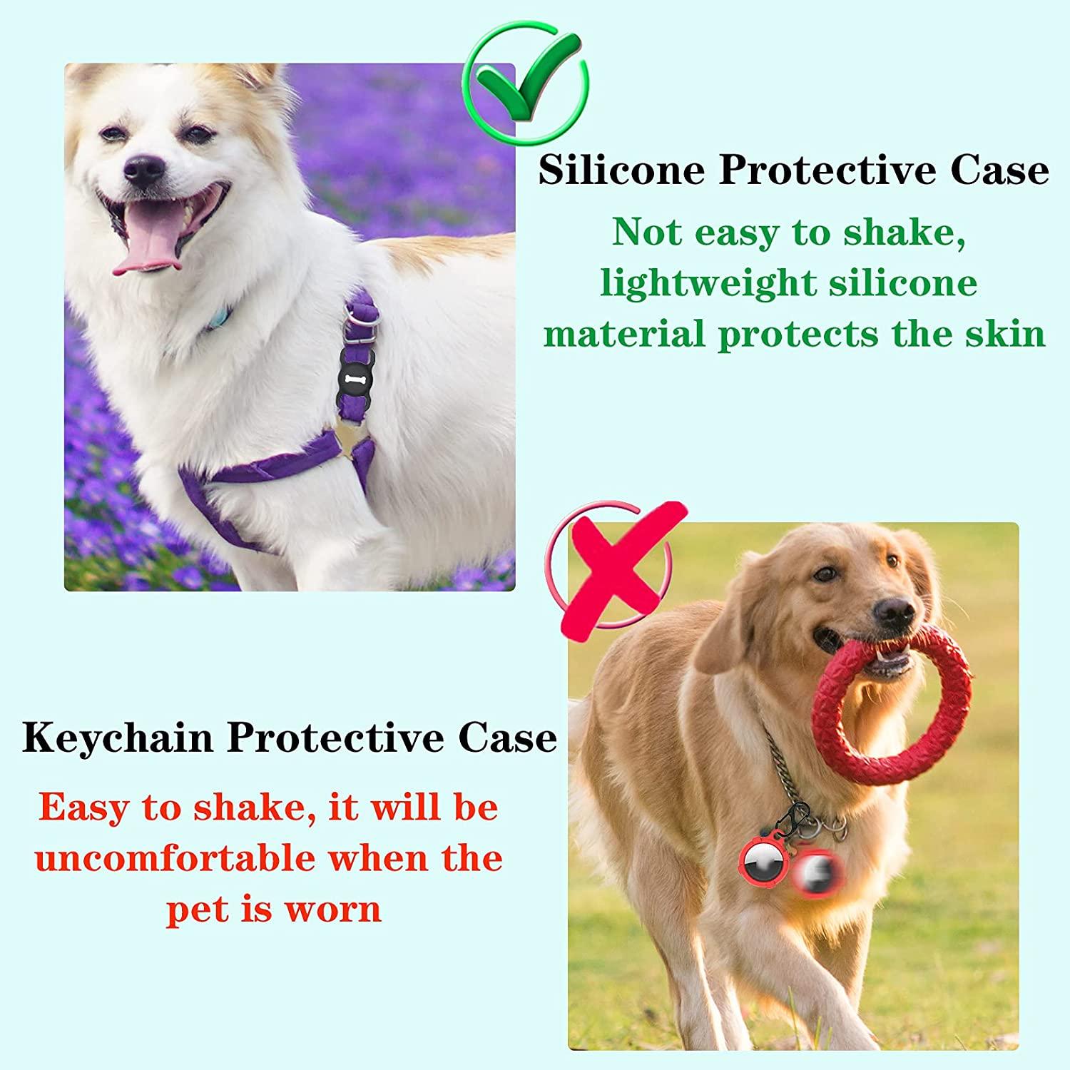 Airtag Dog Cat Collar Holder Case For Apple Air Day - Protective On