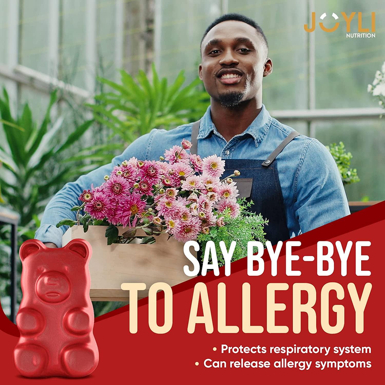 JOYLI Quercetin Gummies Quercetin with Bromelain, Zinc & Vitamin C