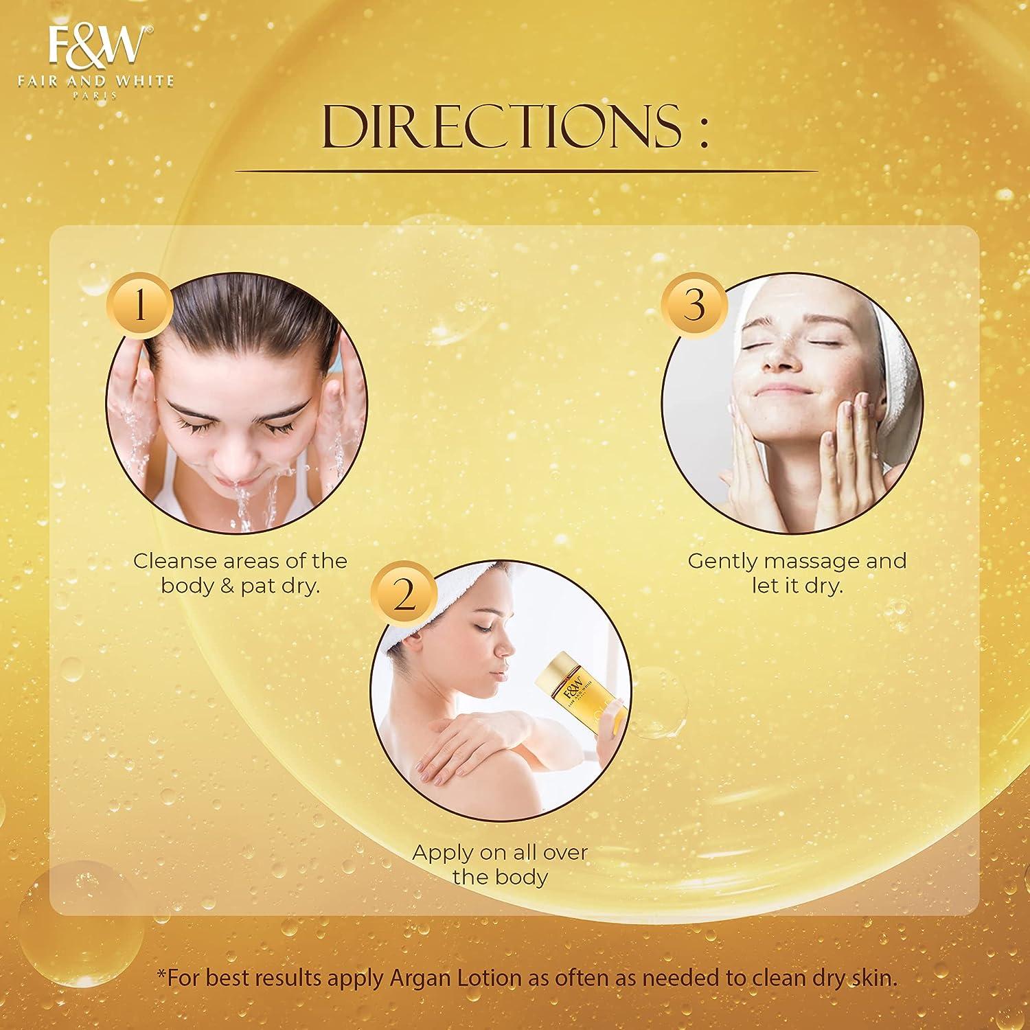 Fair and White 2 Gold Revitalizing Argan Oil Nourishing