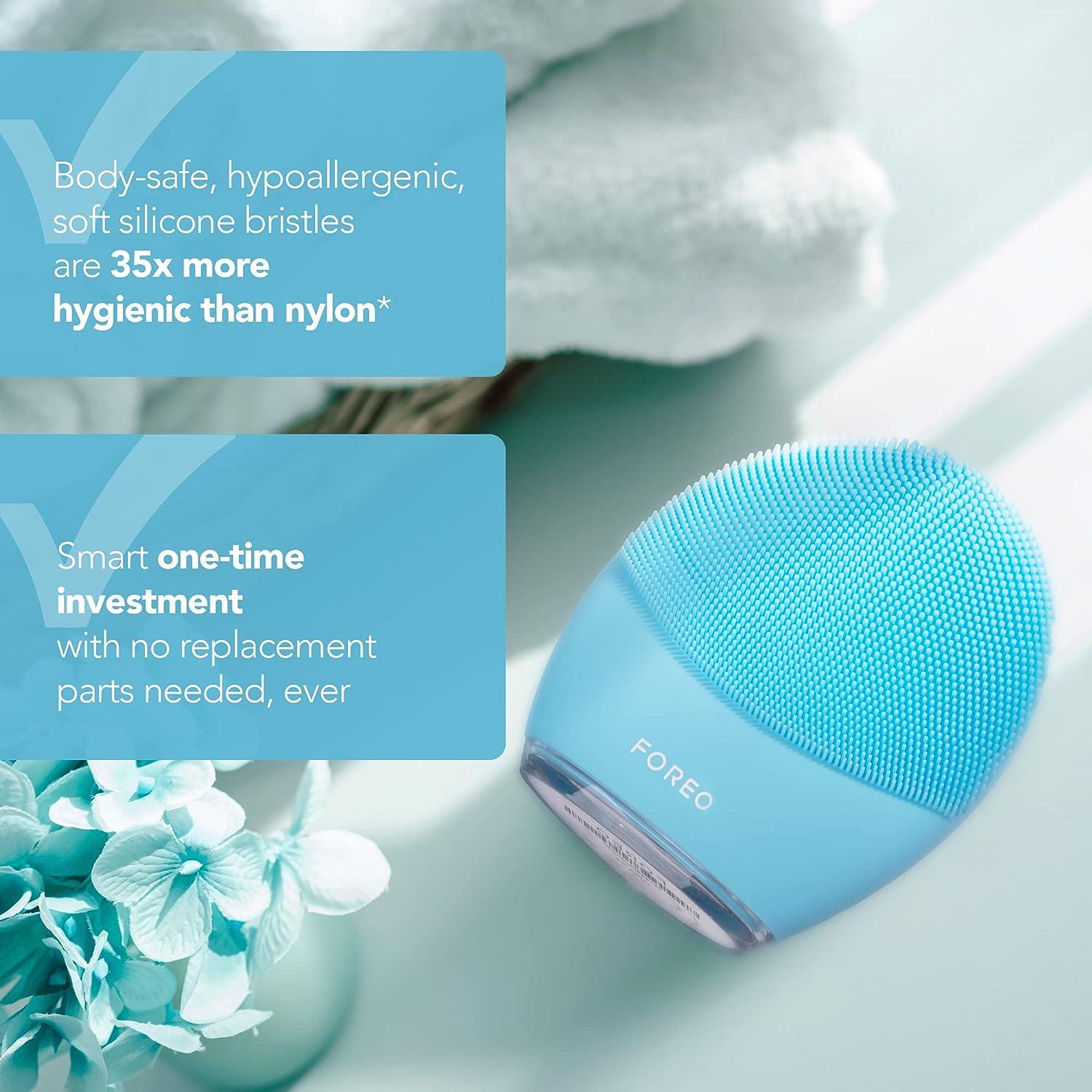 Optagelsesgebyr Rejse kaldenavn FOREO LUNA 3 Facial Cleansing Brush | Anti Aging Face Massager | Enhances  Absorption of Facial Skin Care Products | For Clean & Healthy Face Care |  Simple & Easy | Waterproof Combination Skin
