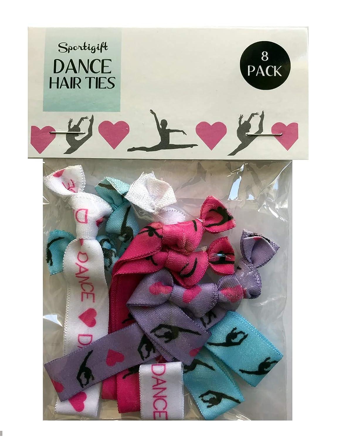 Dance Gift Hair Elastics Piece Set for Girls, Dancers, Ballet