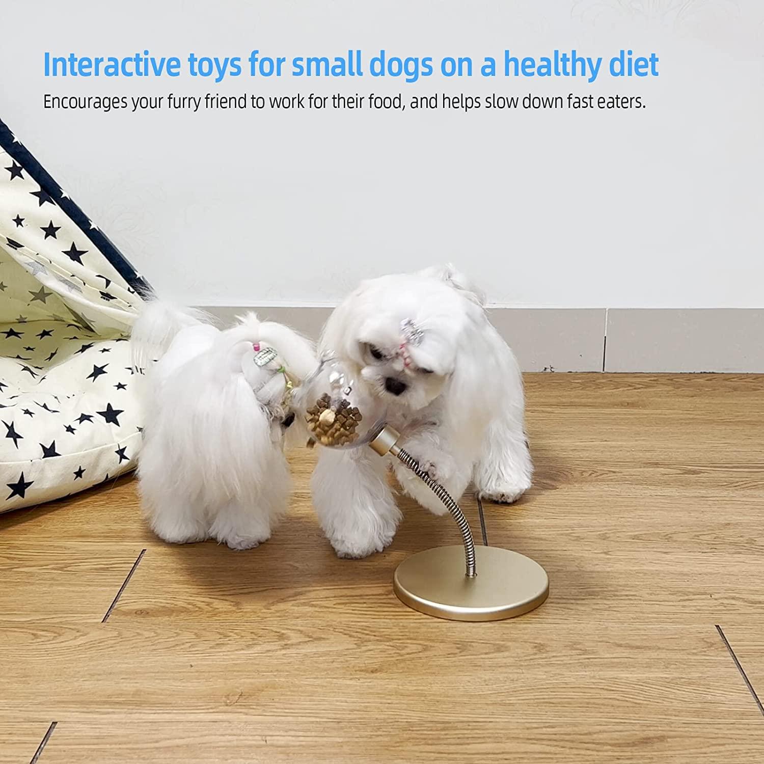 Interactive Treat Leaking Toy for Small Dogs Original Slow Dog