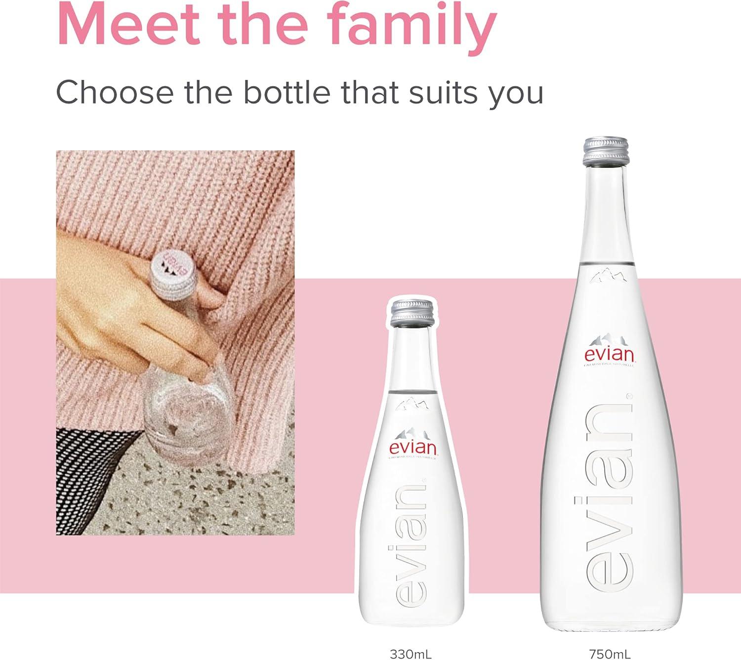 Evian Natural Mineral Water 33CL VAP x 20 | Buy Now with Express  International Delivery | GoSupps.com